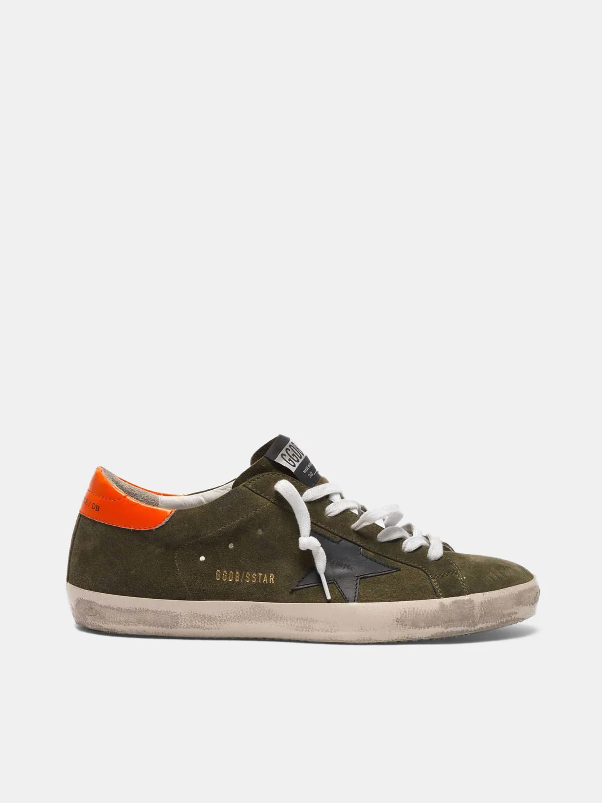 Men | Super-Star Sneakers Suede with Orange Heel Tab - Image 6