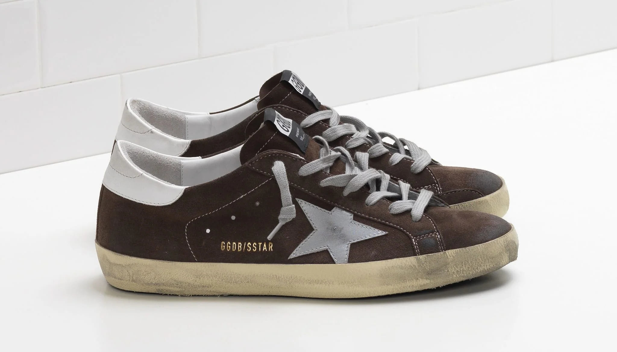 Men | Super-Star Sneakers Suede with Silver Star - Image 3