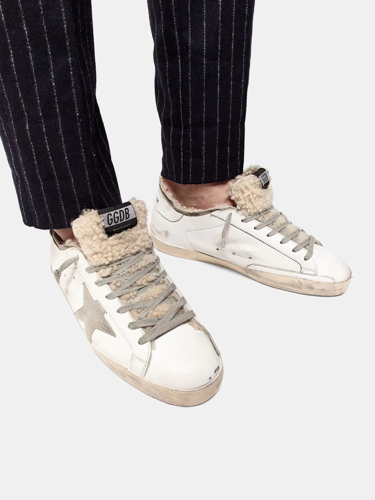 Men | Super-Star Sneakers with Double Structure Shearling - Image 6