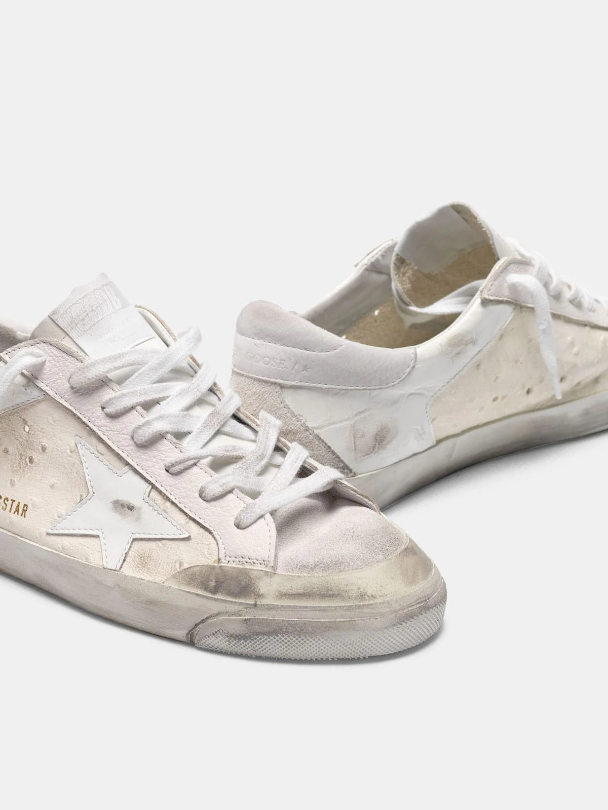 Men | Super-Star Sneakers with White Patchwork Shades - Image 4