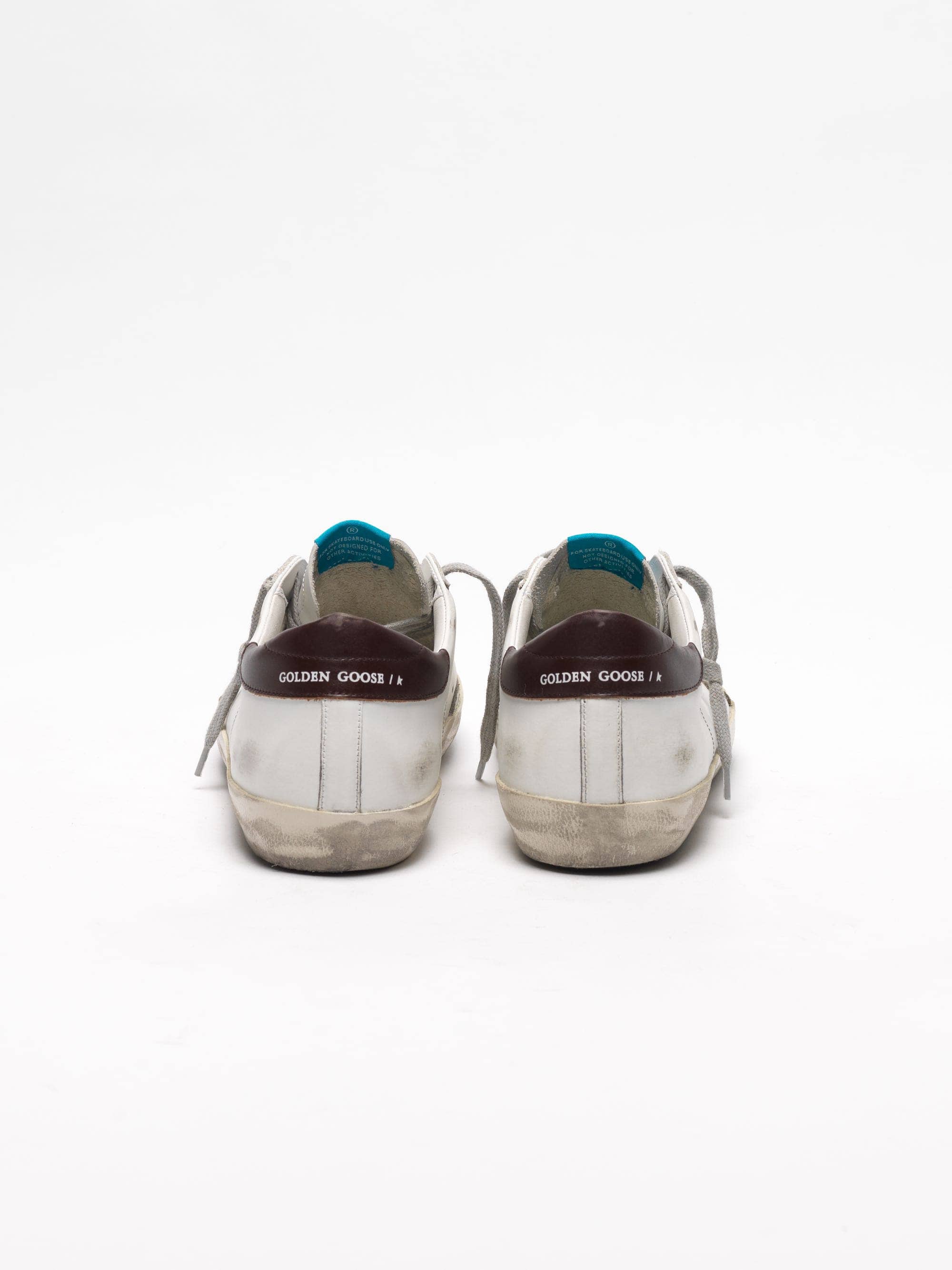 Men | Super-Star Sneakers with Yellow Star & Burgundy Heel Tab - Image 3