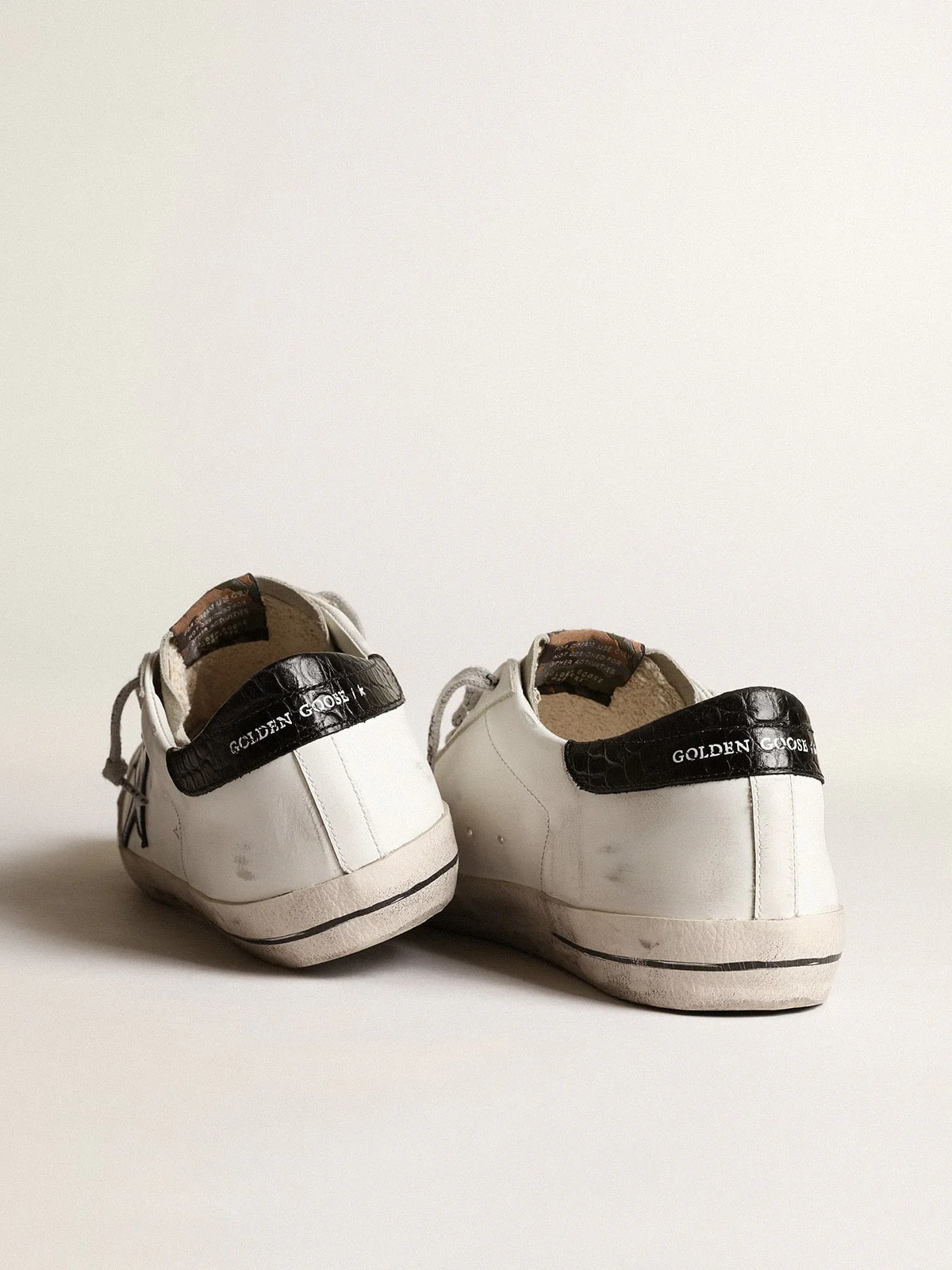 Men | Super-Star with Blue Metallic Leather Star & Black Heel Tab | White x Ice x Navy Blue x Black - Image 5