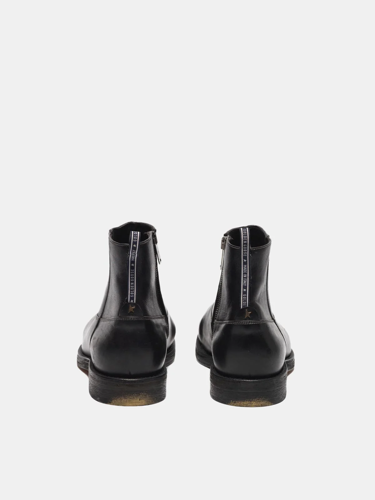 Men | Toro Smooth Leather Ankle Boots with Cowboy-Style Embroidery - Image 7