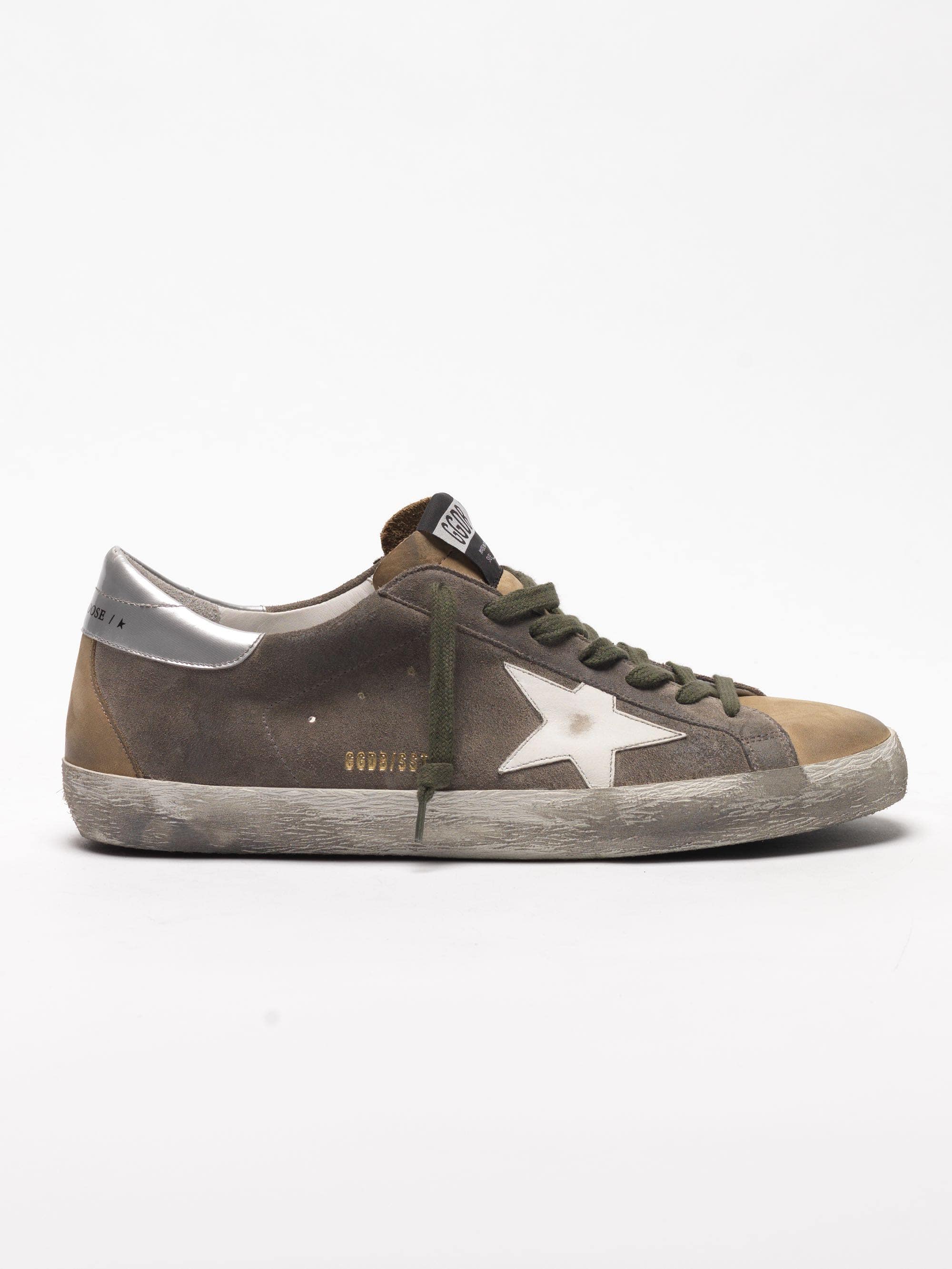 Men | Two-Tone Super-Star Sneakers Suede with White Star - Image 9
