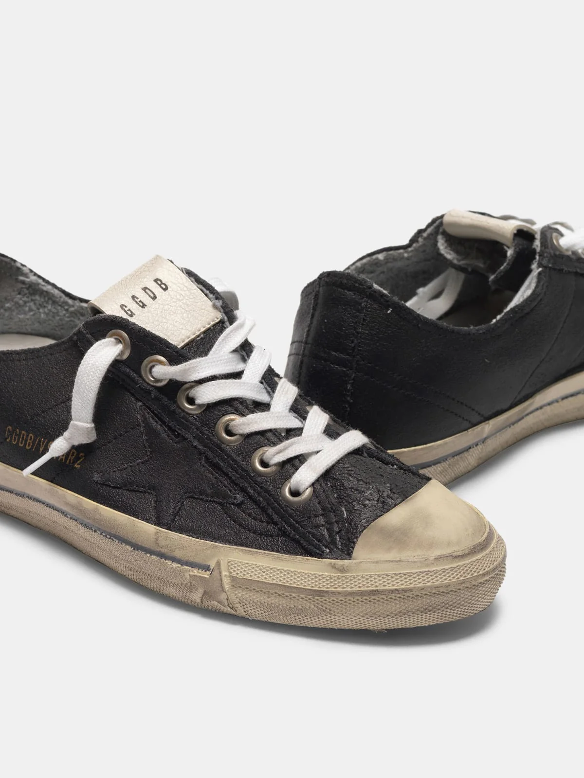 Men | V-Star Sneakers Leather with Tonal Star - Image 2