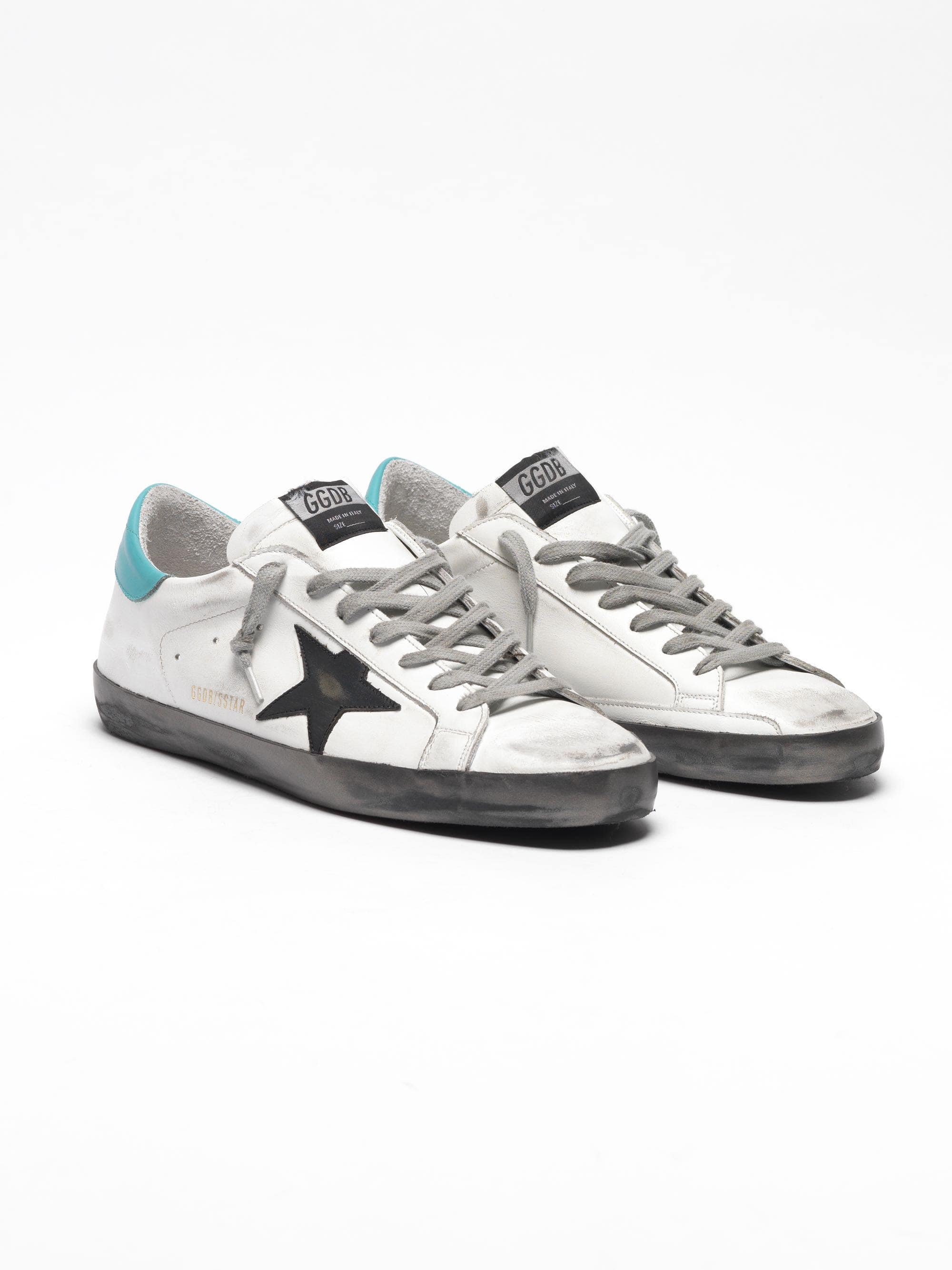 Men | White Super-Star Sneakers with Silver Foxing - Image 6