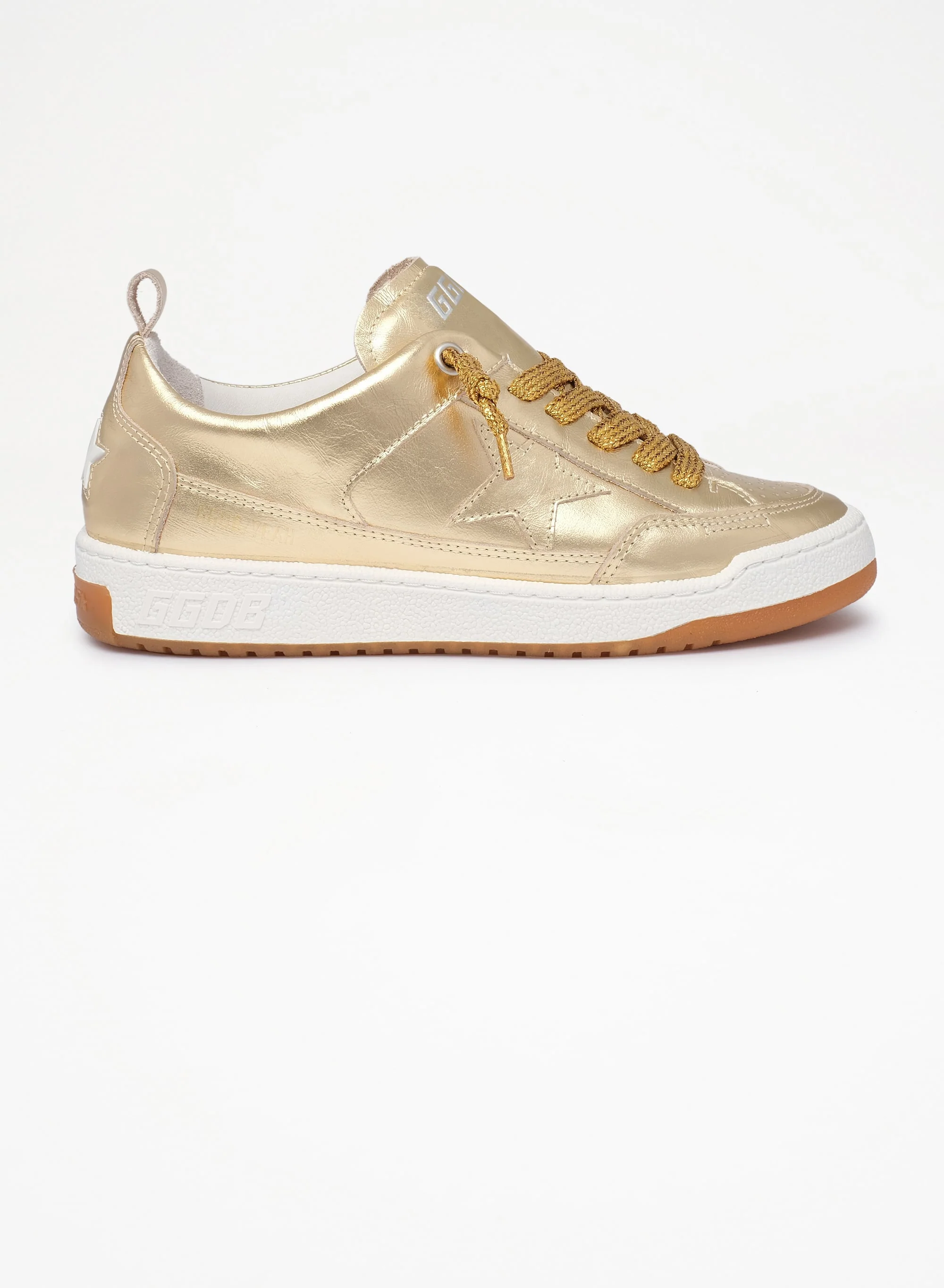 Men | Yeah Sneakers Gold Leather | Gold - Image 5