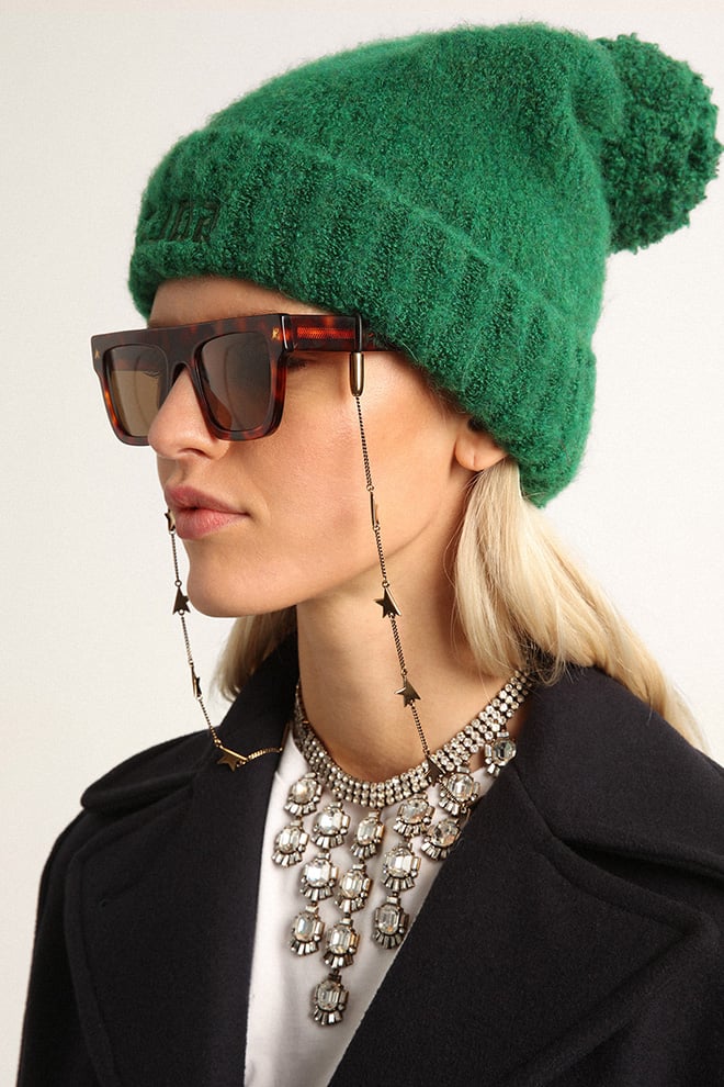 Unisex | Journey Collection Green Wool Beanie with Pompom | Verdant Green - Image 3