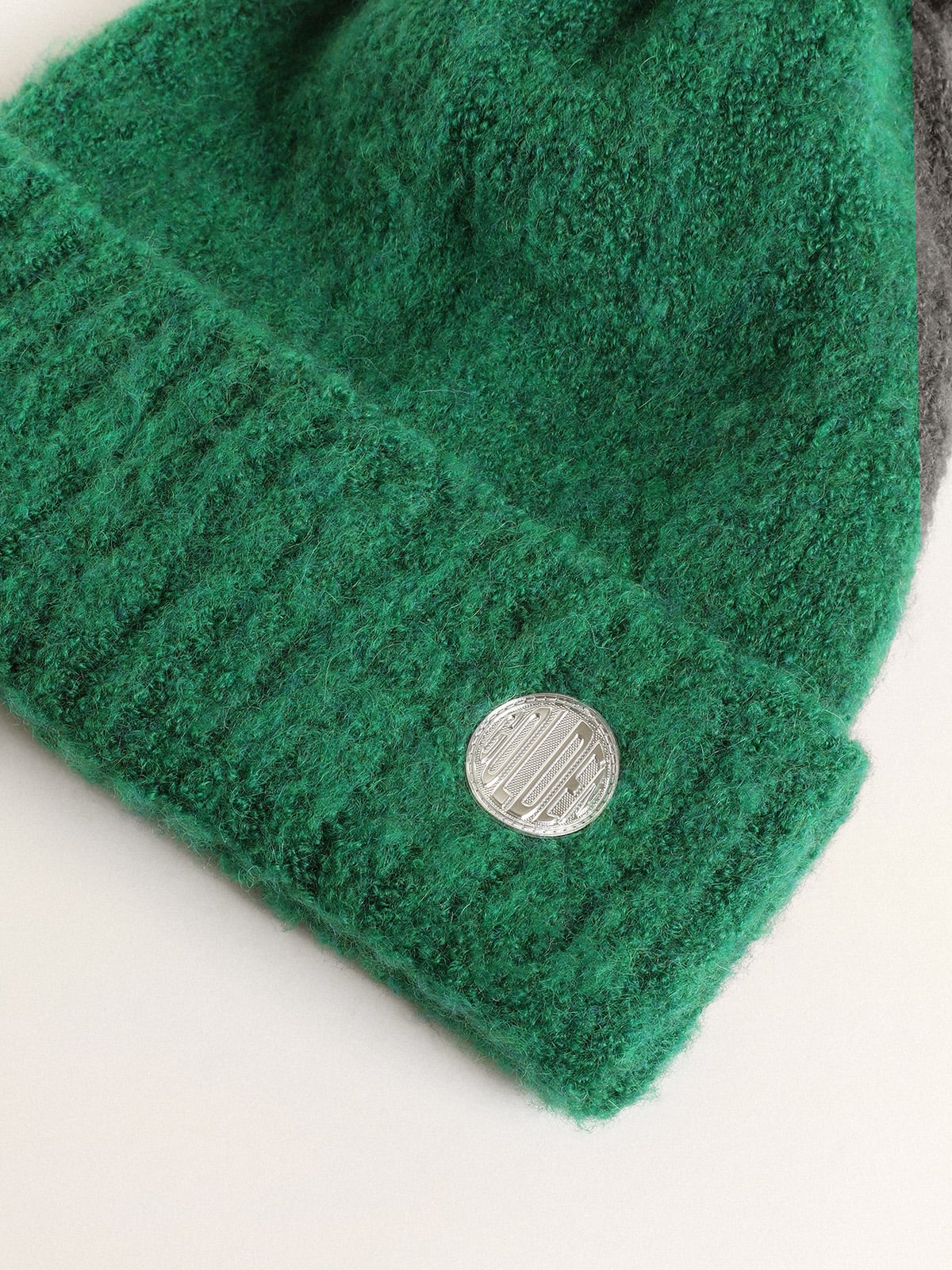 Unisex | Journey Collection Green Wool Beanie with Pompom | Verdant Green - Image 4