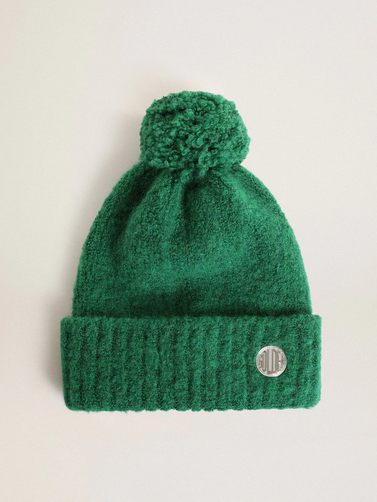 Unisex | Journey Collection Green Wool Beanie with Pompom | Verdant Green - Image 7