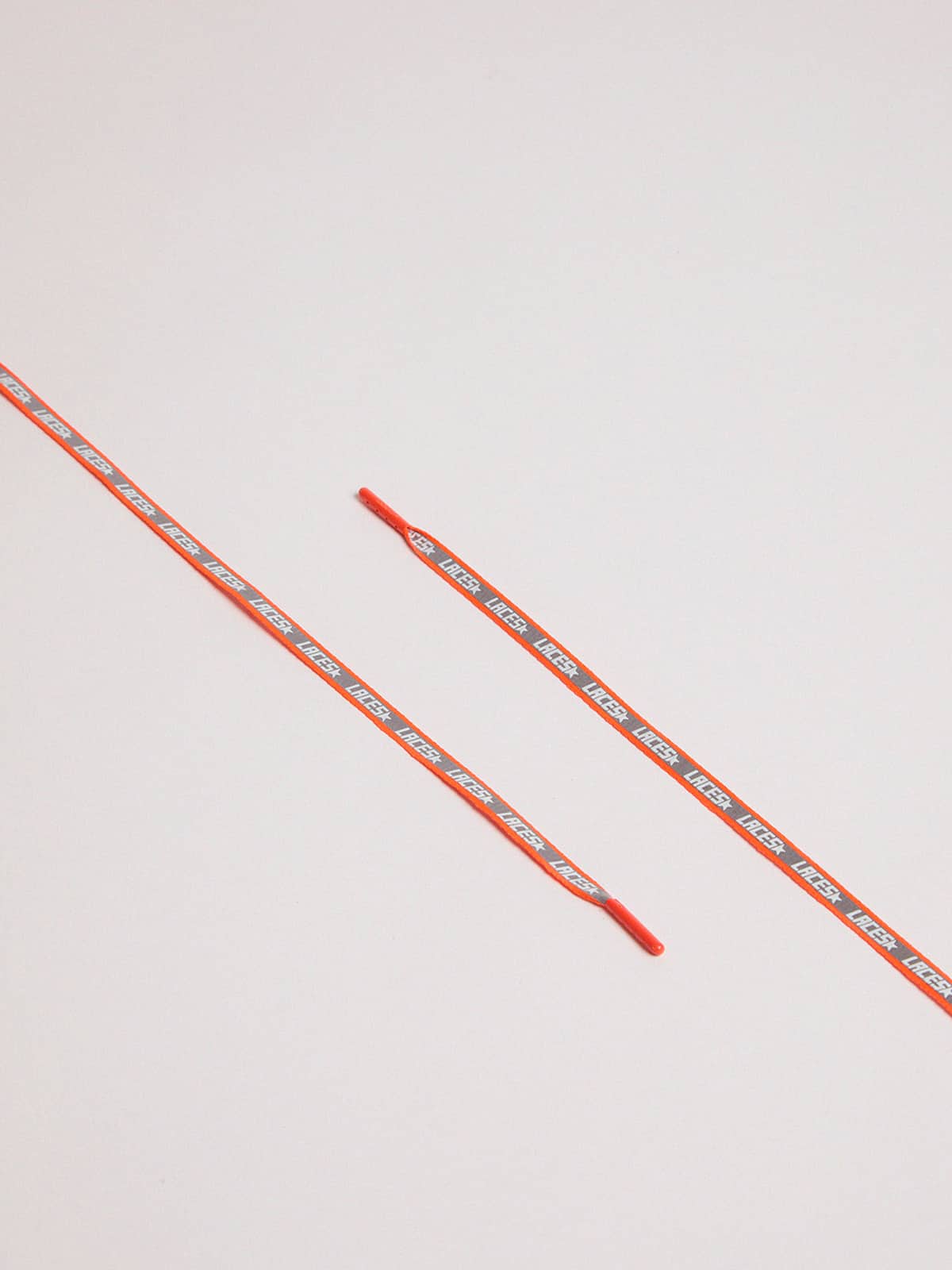 Unisex | Neon Orange Reflective Laces with Laces Print - Image 2