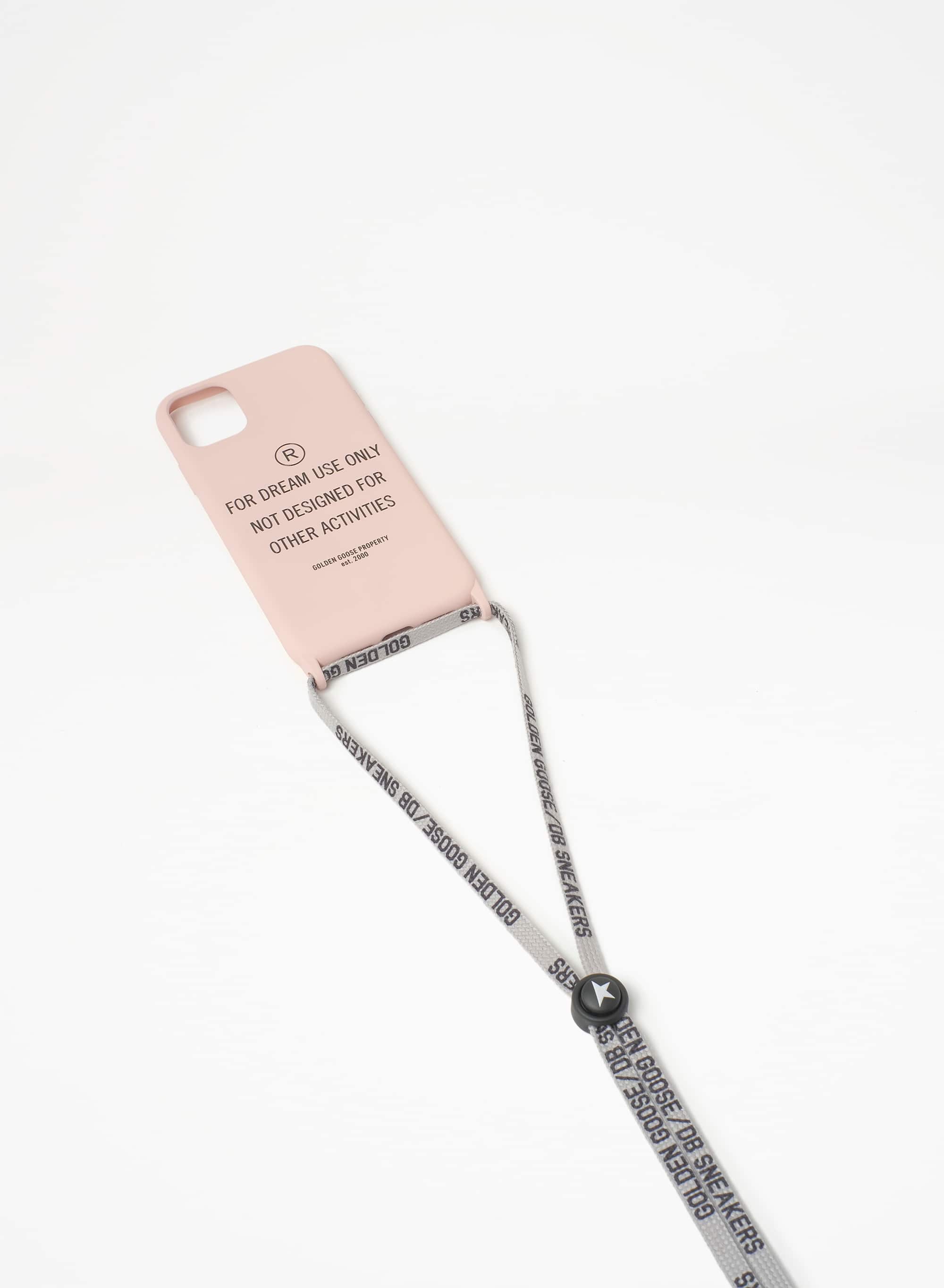 Unisex | Pale Pink Case Iphone 12 & 12 Pro with Contrasting Black Lettering | Rose Quartz - Image 3