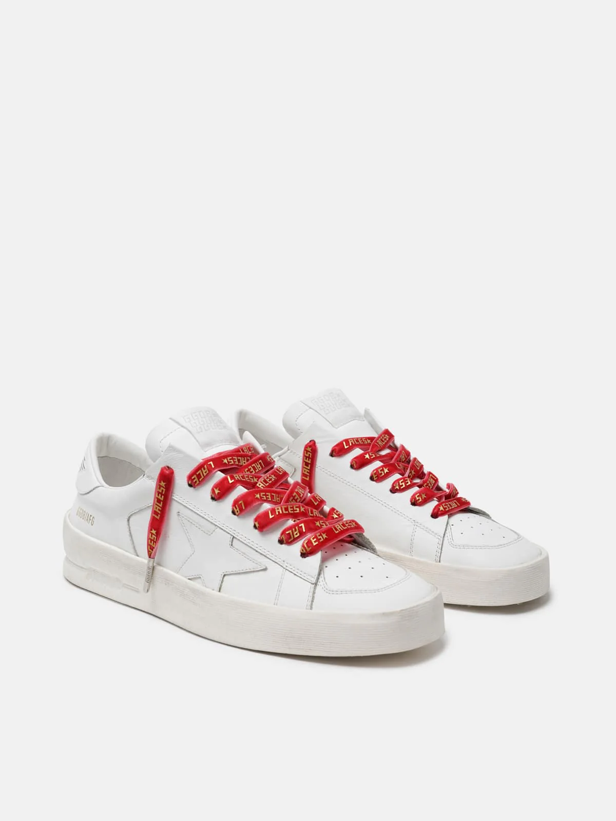 Unisex | Red Velvet Laces with Gold Laces Print - Image 5