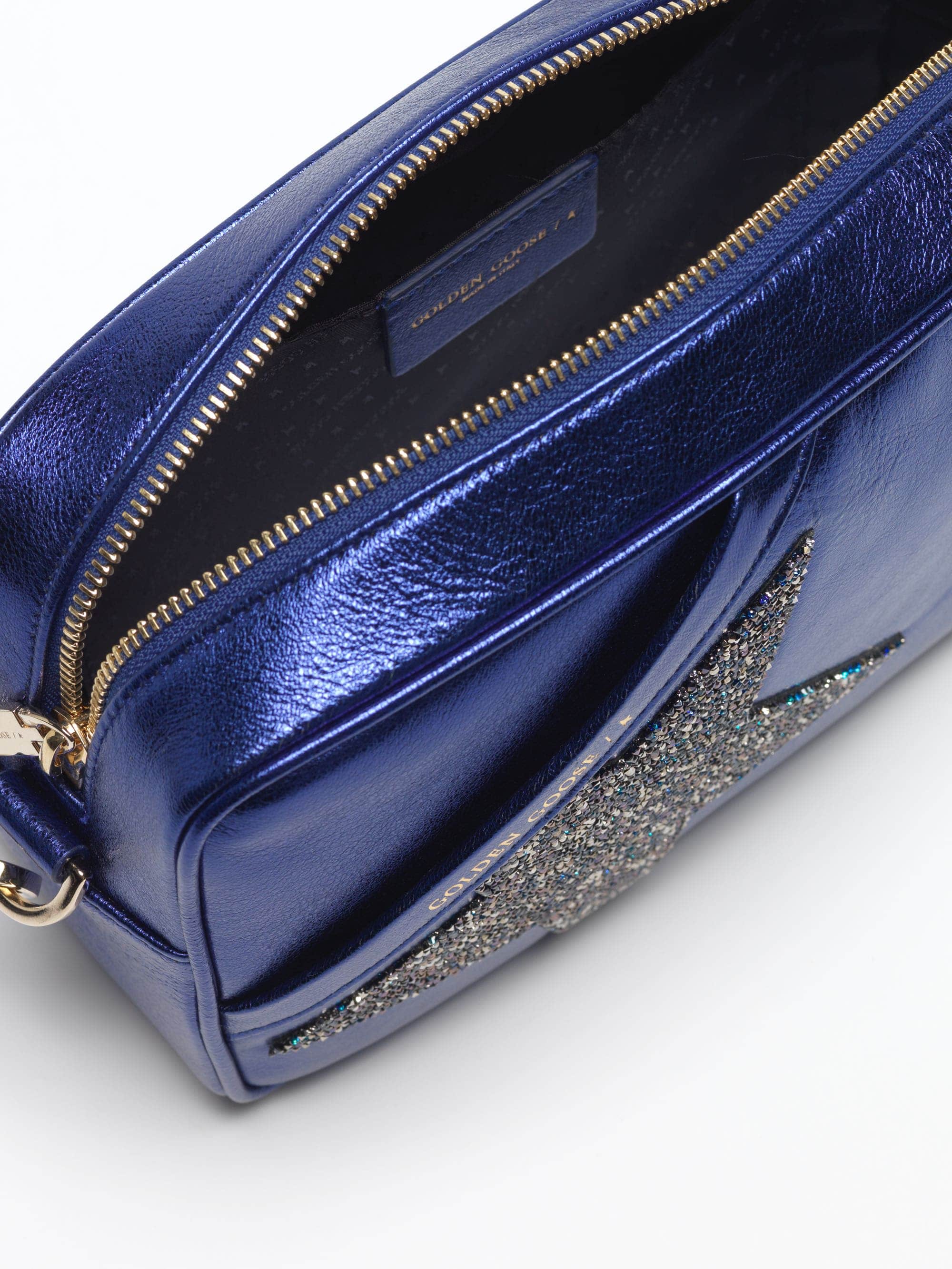 Unisex | Star Bag Made Of Laminated Leather with Swarovski Crystals - Image 4