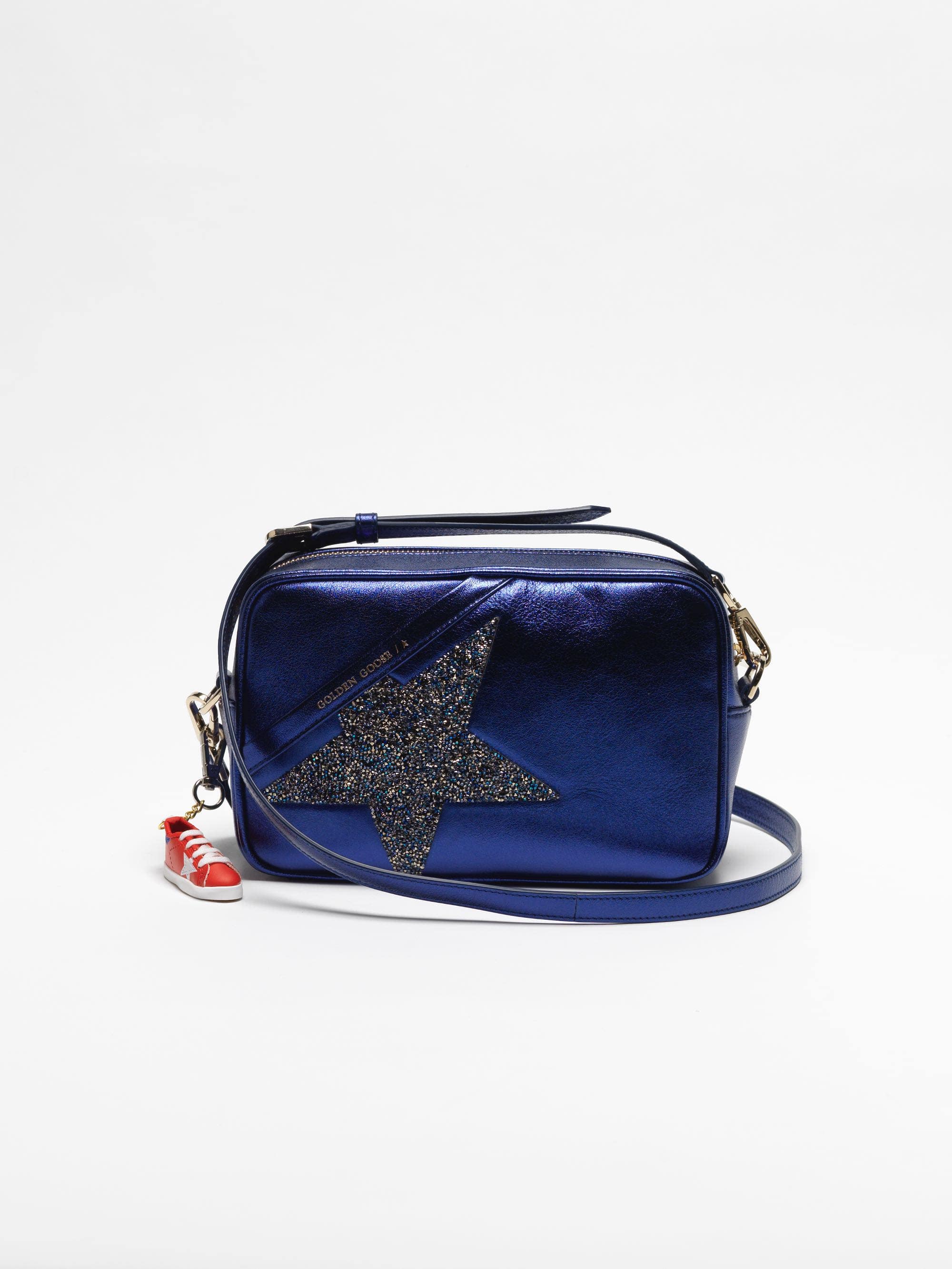 Unisex | Star Bag Made Of Laminated Leather with Swarovski Crystals - Image 9