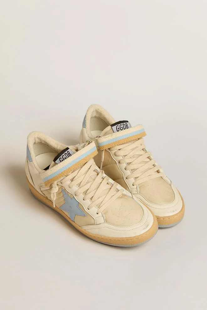 Women | Ballstar Sneakers | White x Blue Fog - Image 4