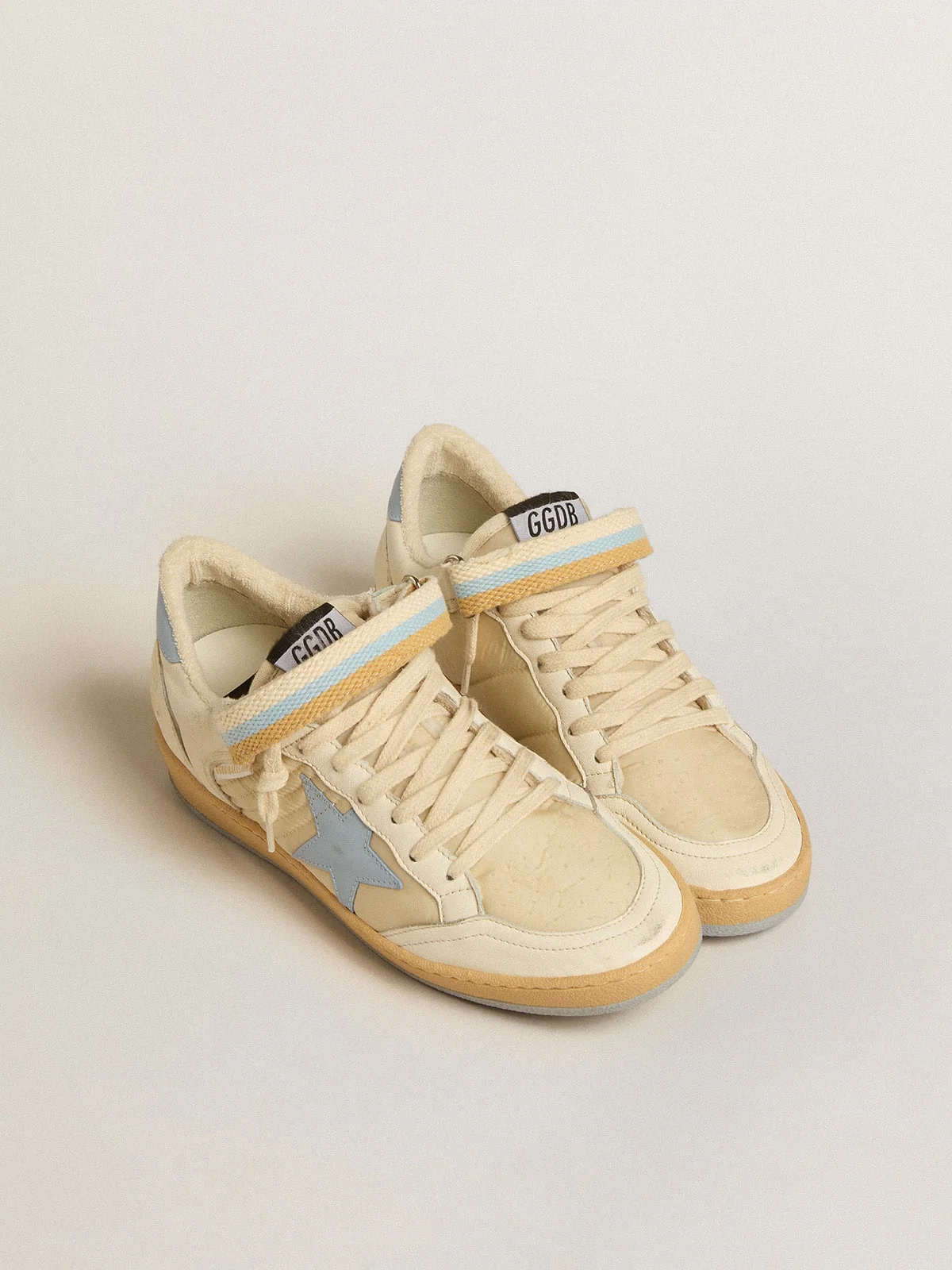 Women | Ballstar Sneakers | White x Blue Fog - Image 6