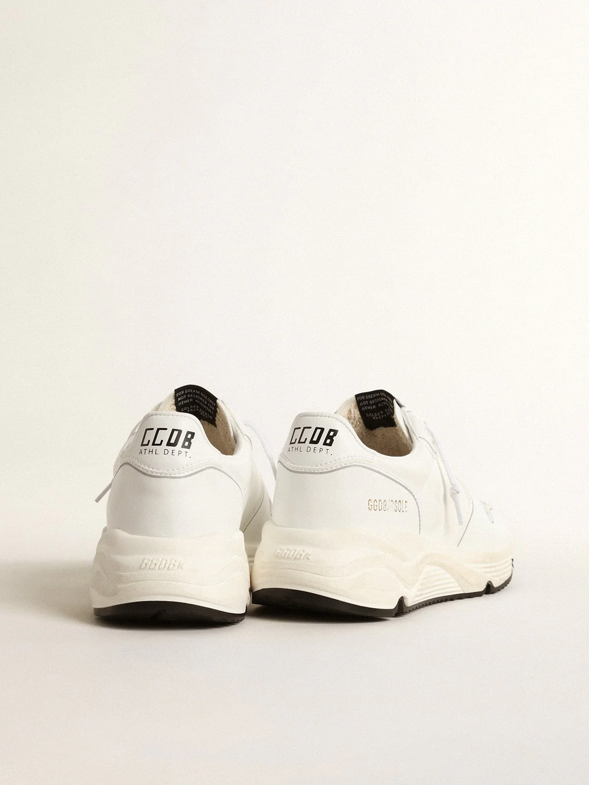 Women | Bio-Based Running Sole with White Star & Heel Tab | Optic White - Image 4