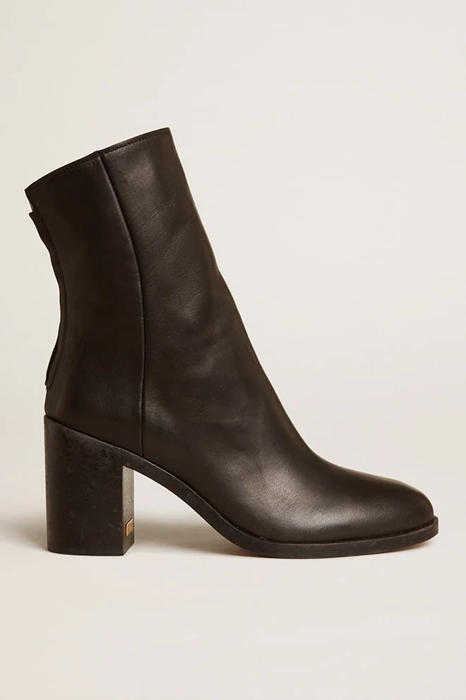 Women | Black Ankle Boots | Black - Image 2