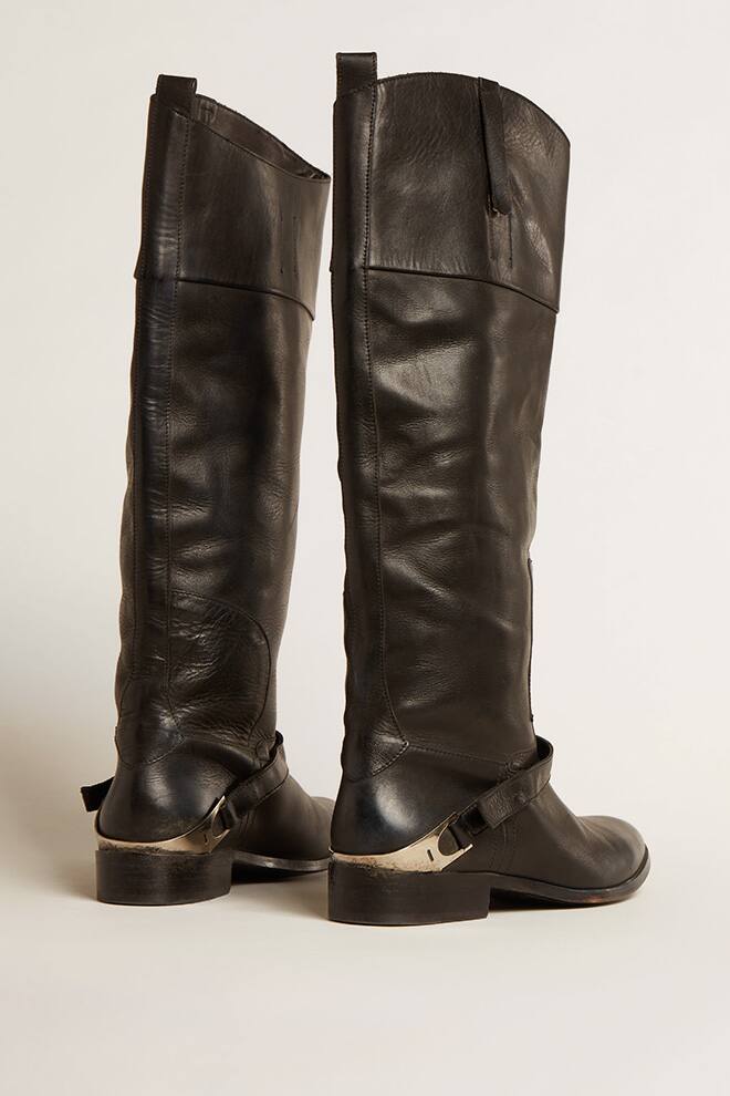 Women | Black Charlie Boots | Black - Image 4