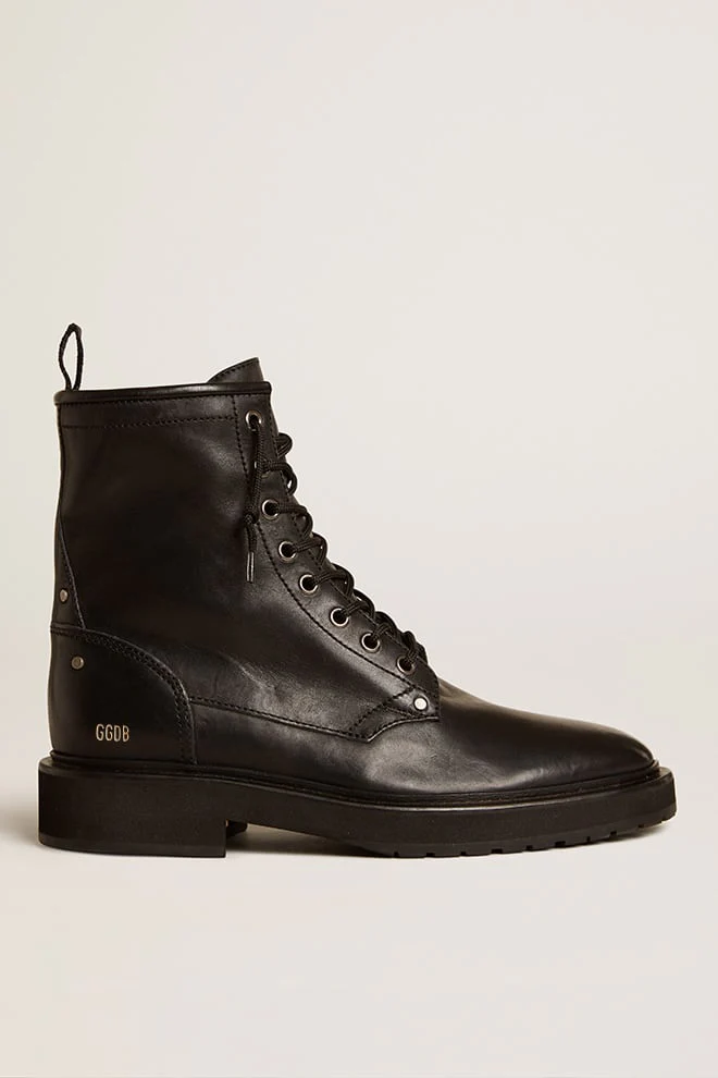 Women | Black Leather Boots | Black (V2) - Image 3