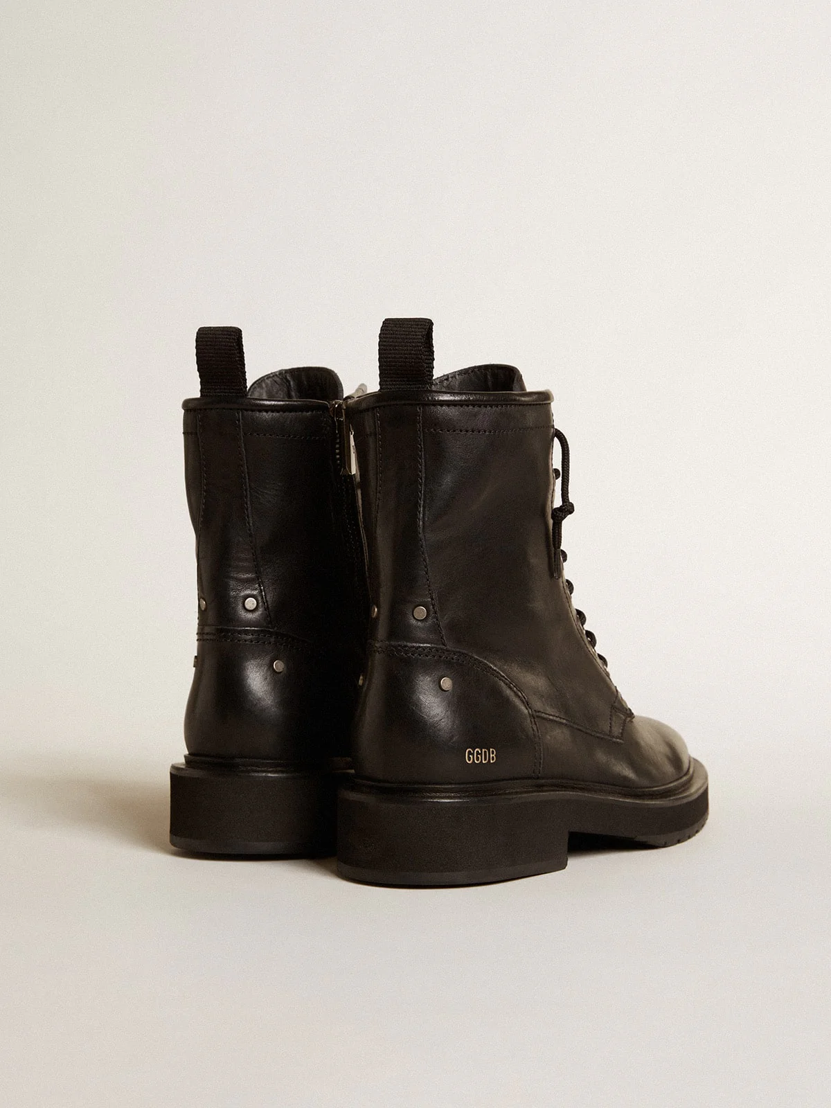 Women | Black Leather Boots | Black (V2) - Image 5