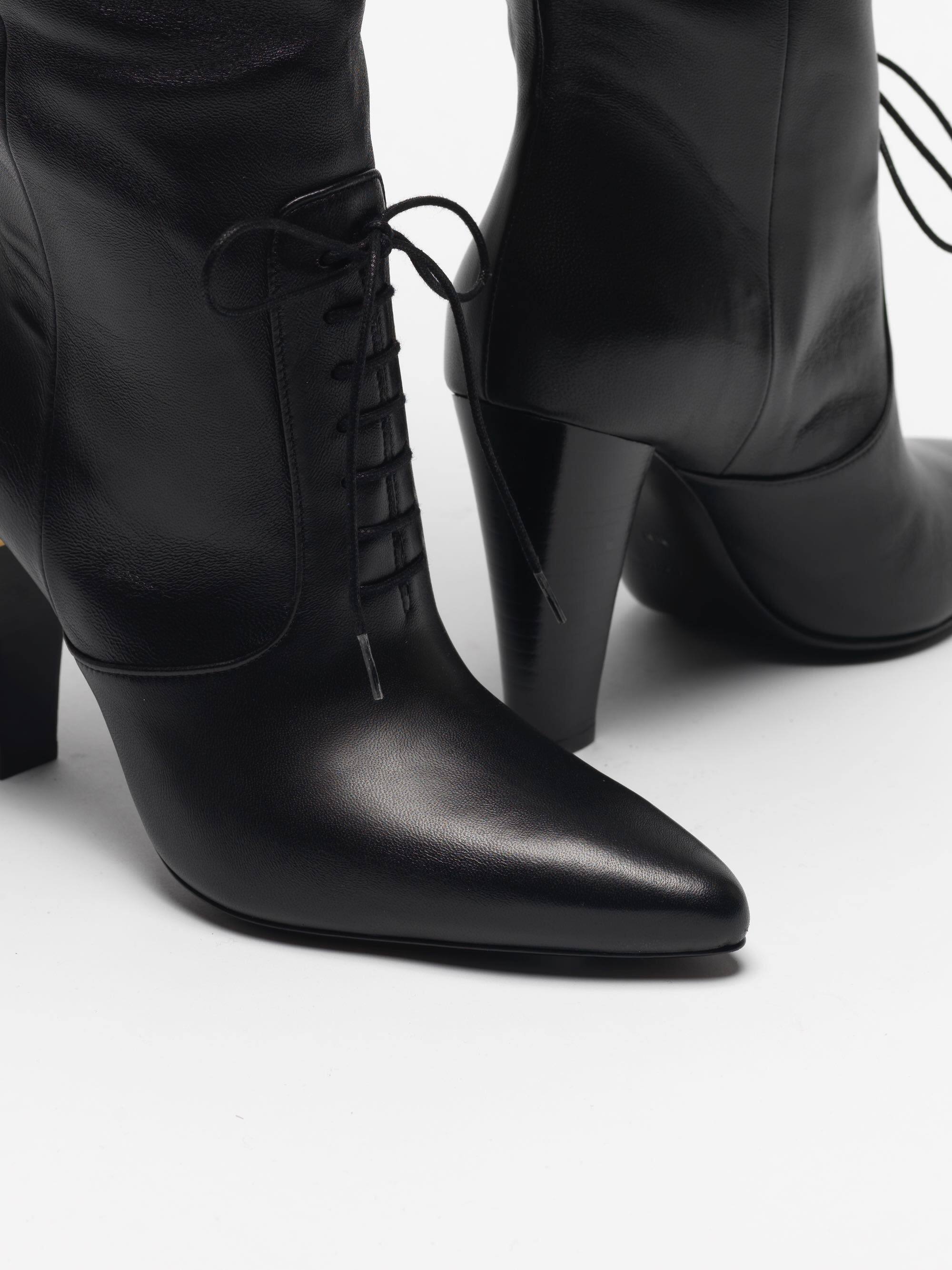 Women | Black Leather Boots (V1) - Image 2