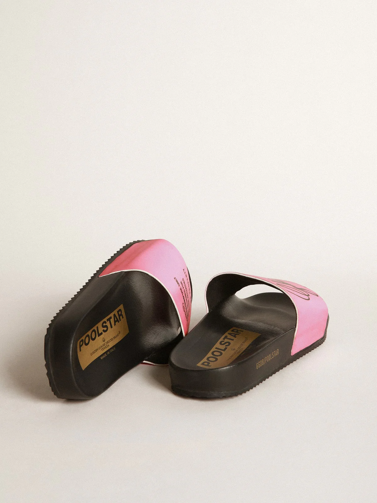 Women | Black Poolstars with Fuchsia Strap - Image 4