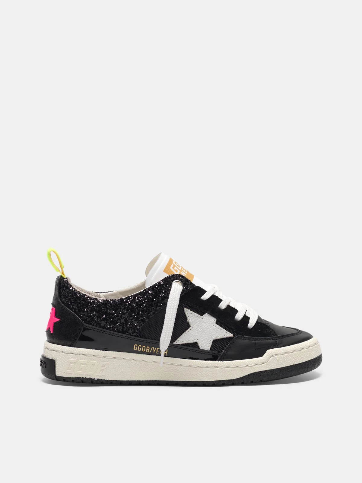 Women | Black Yeah! Sneakers with White Star - Image 9