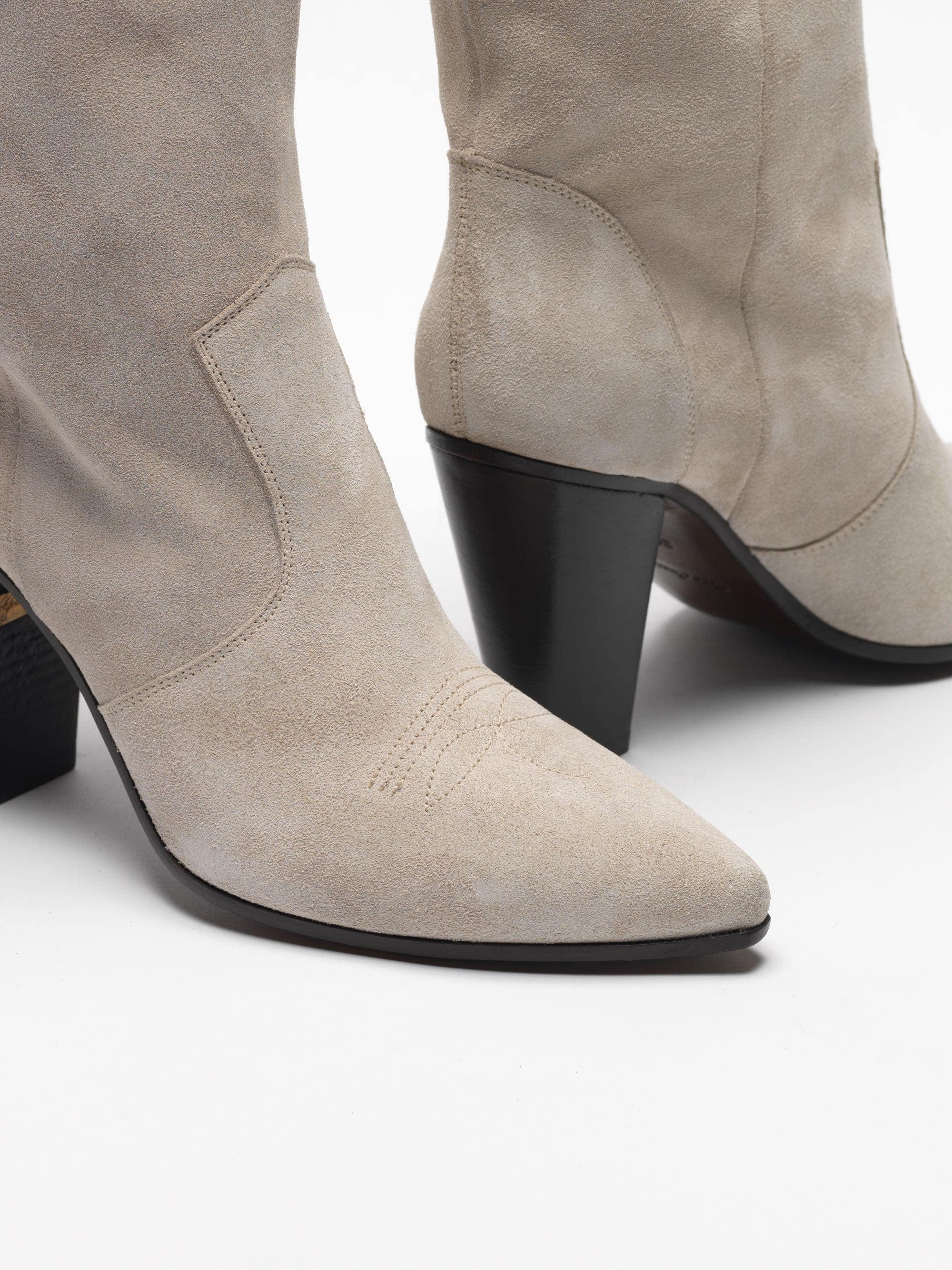 Women | Boots Beige Suede - Image 5
