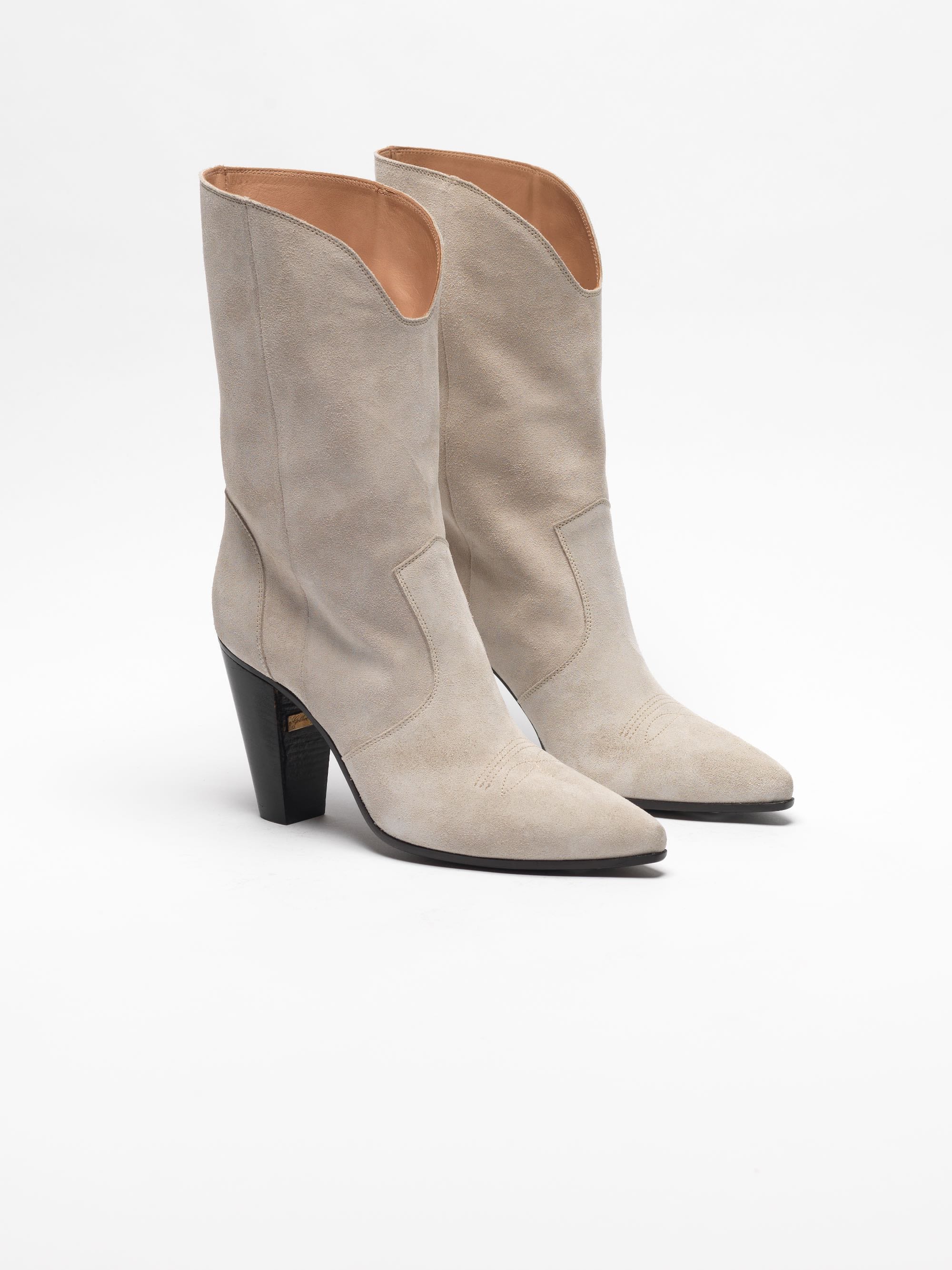 Women | Boots Beige Suede - Image 8