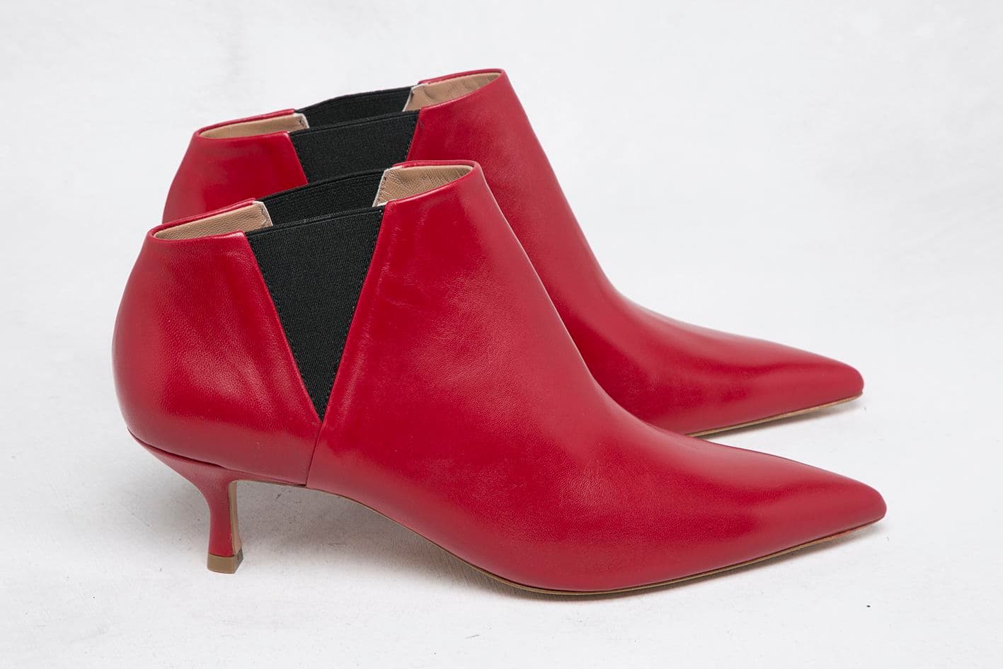 Women | Boots Fairy Red Leather - Image 2