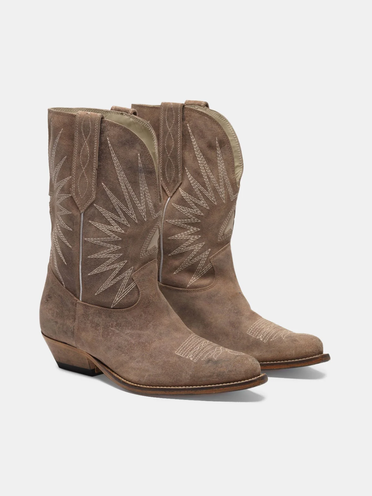 Women | Boots Wish Star Low Wood Suede - Image 4