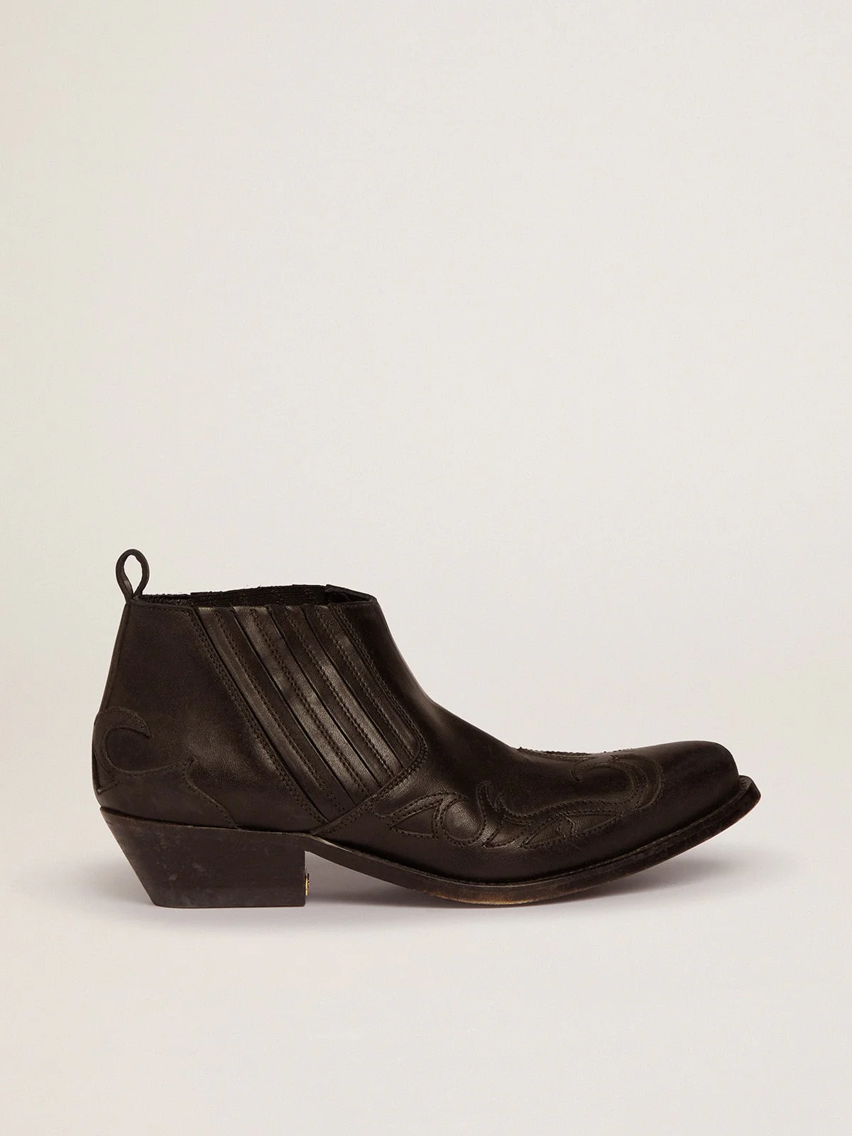 Women | Boots Young Black Leather | Black - Image 4