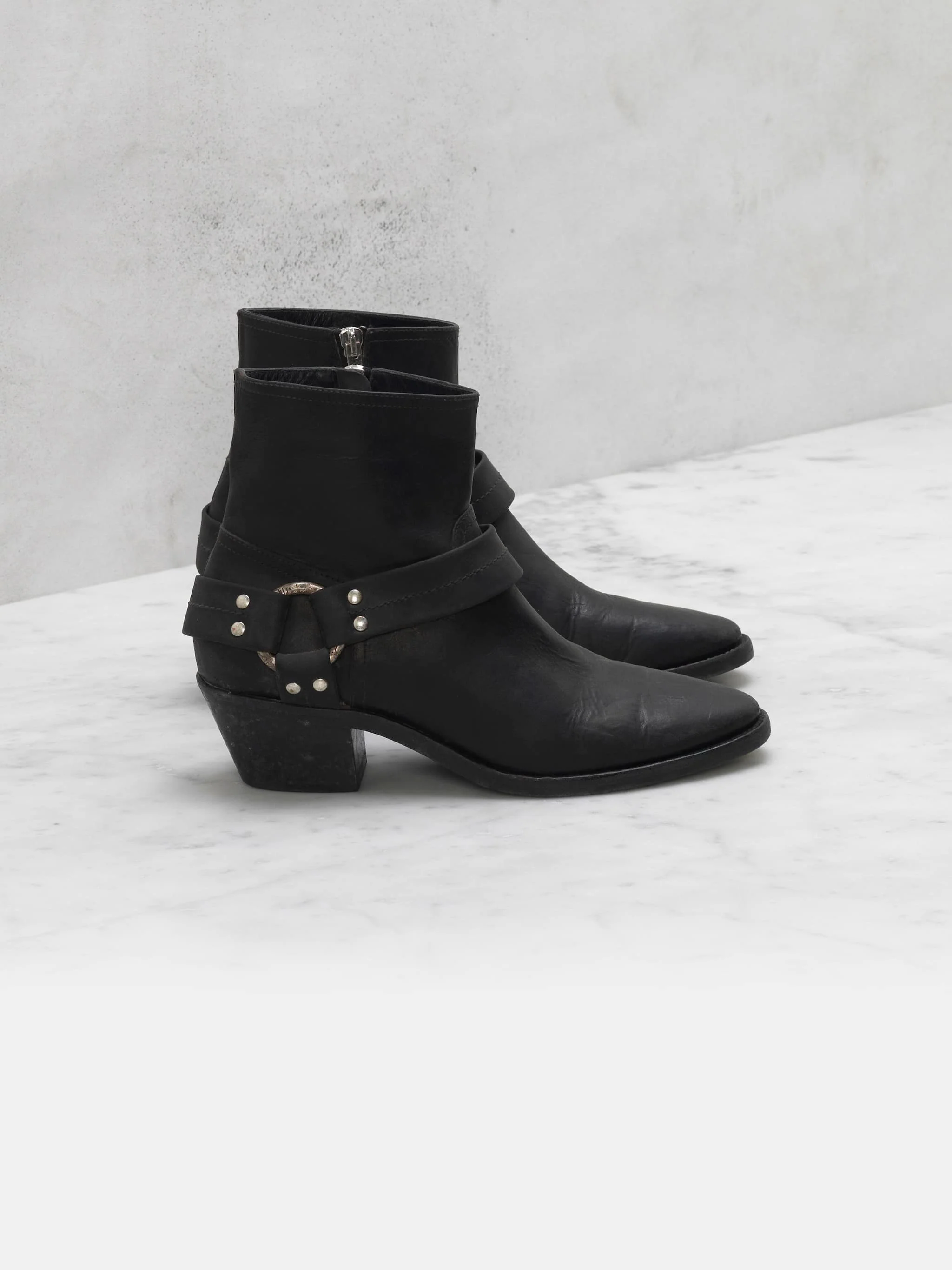Women | Bretagne Ankle Boots Leather with Ankle Buckle - Image 3