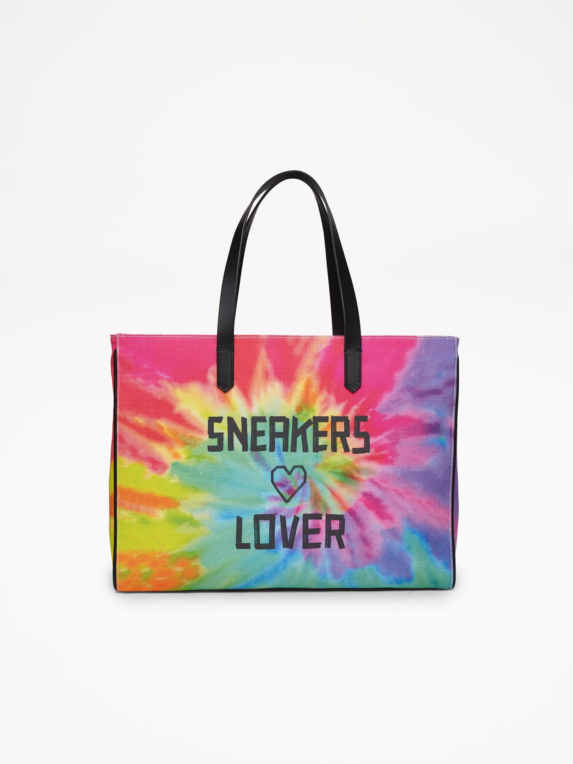Women | California East-West Tie-Dye Bag with Sneakers Lover Print - Image 7