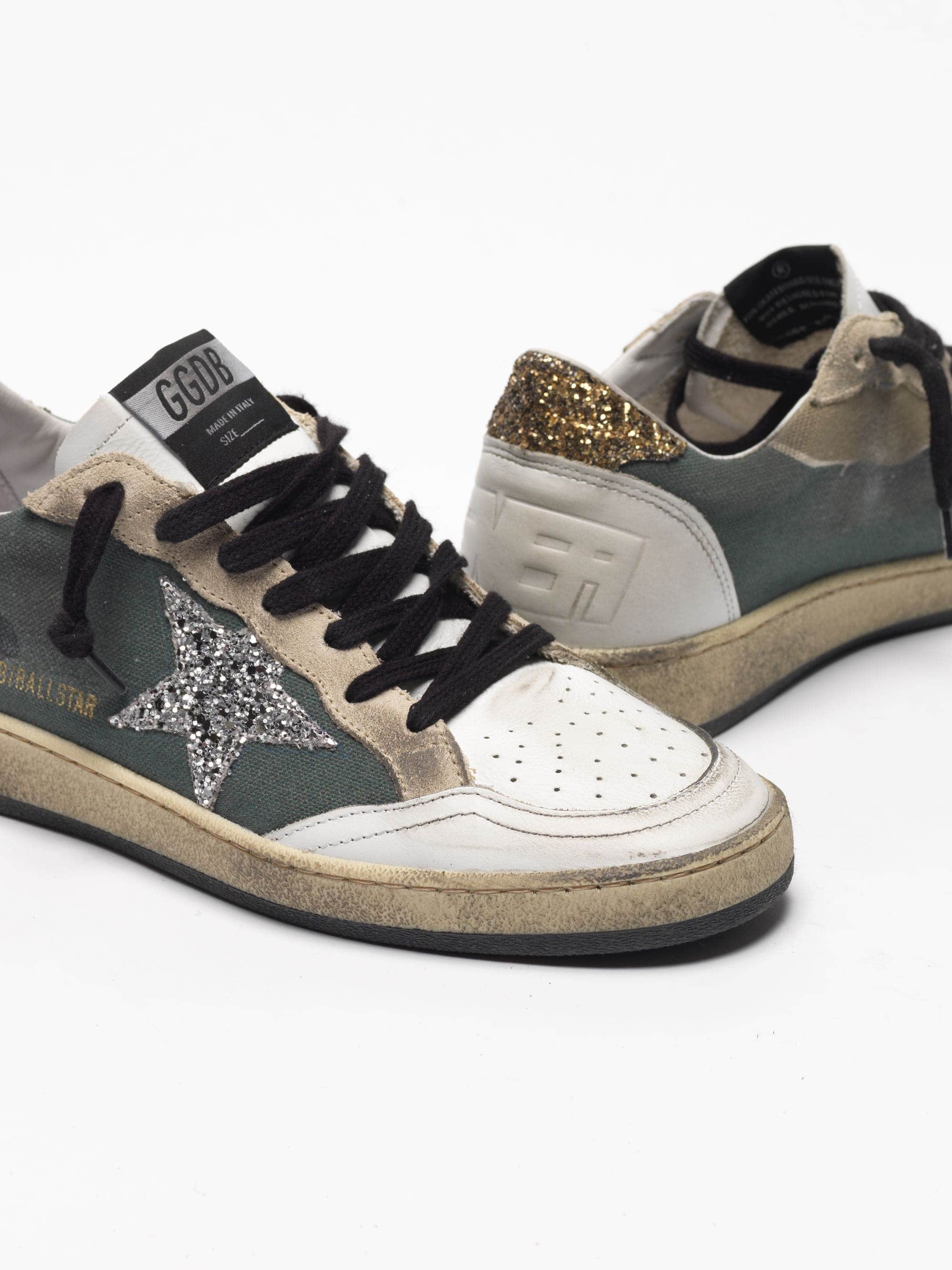 Women | Camouflage Ball Star Sneakers with Glittery Star & Heel Tab - Image 4