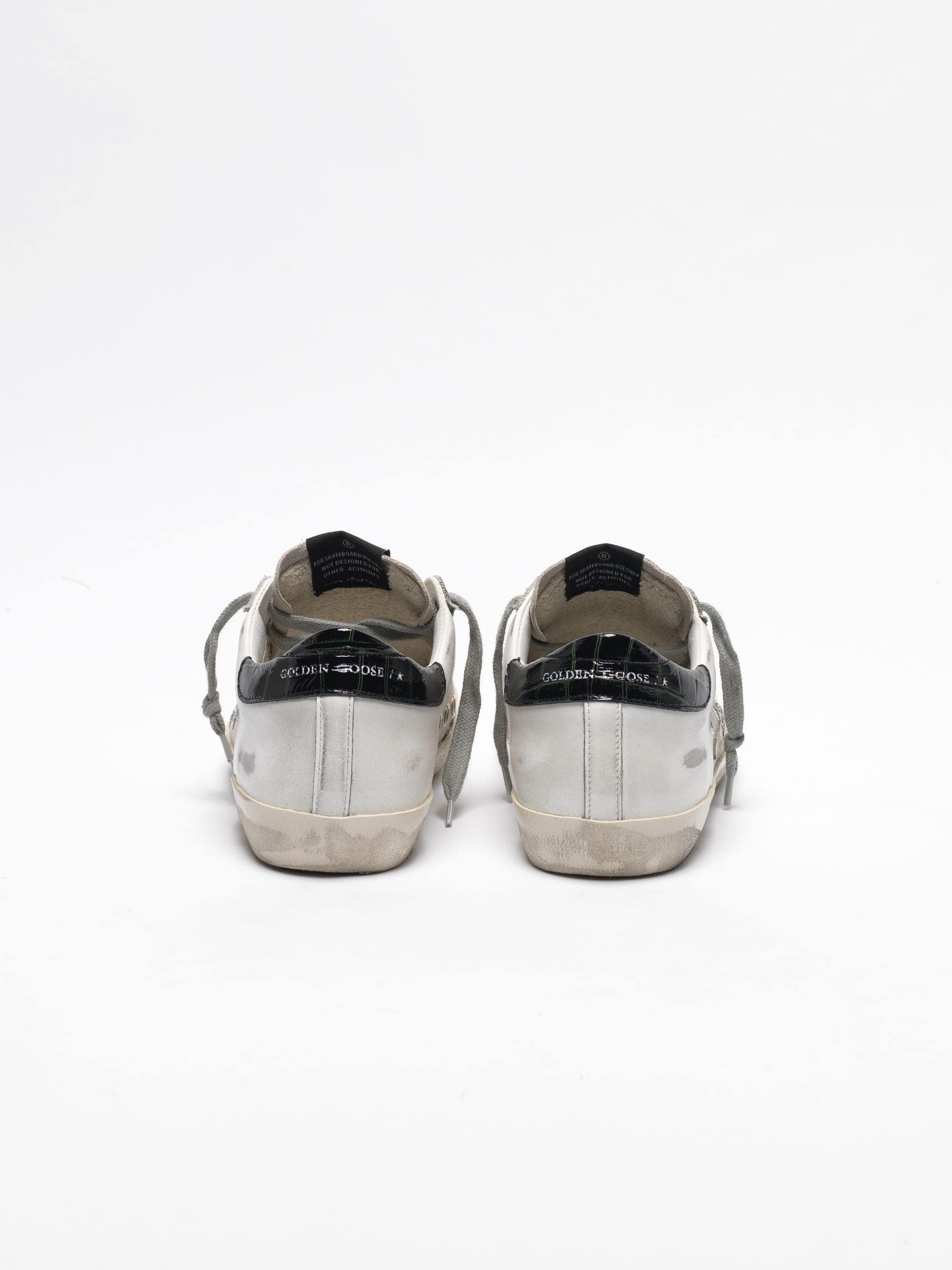 Women | Canvas Super-Star Sneakers Leather with Glittery Star - Image 5
