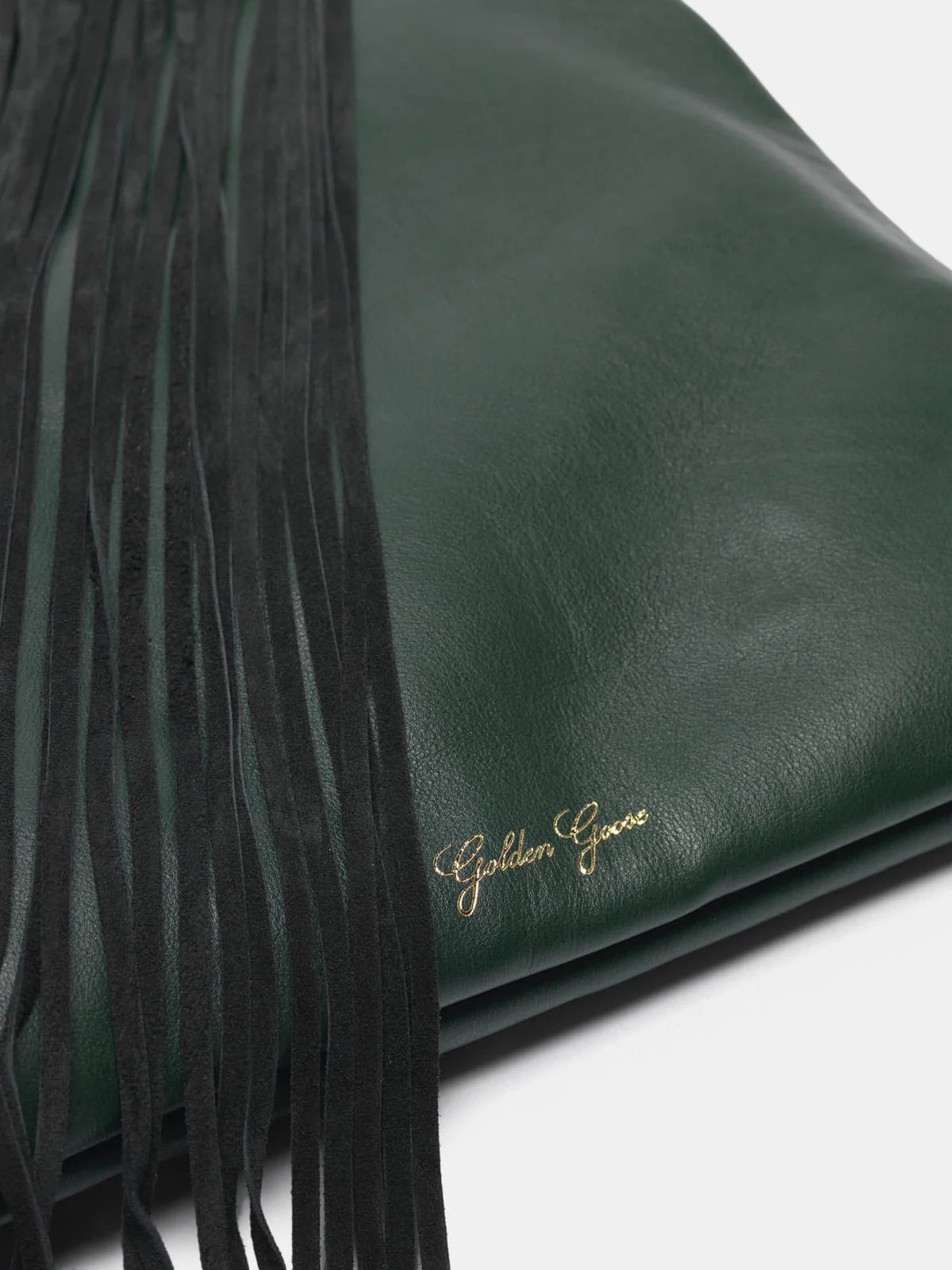 Women | Carry Over Hobo Bag Suede Leather with Fringe - Image 5