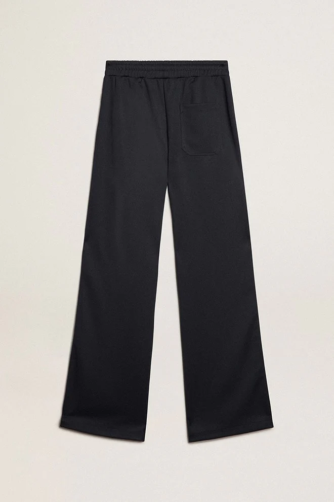 Women | Dark Blue Joggers with White Strip & Contrasting Stars | Dark Blue x White - Image 8