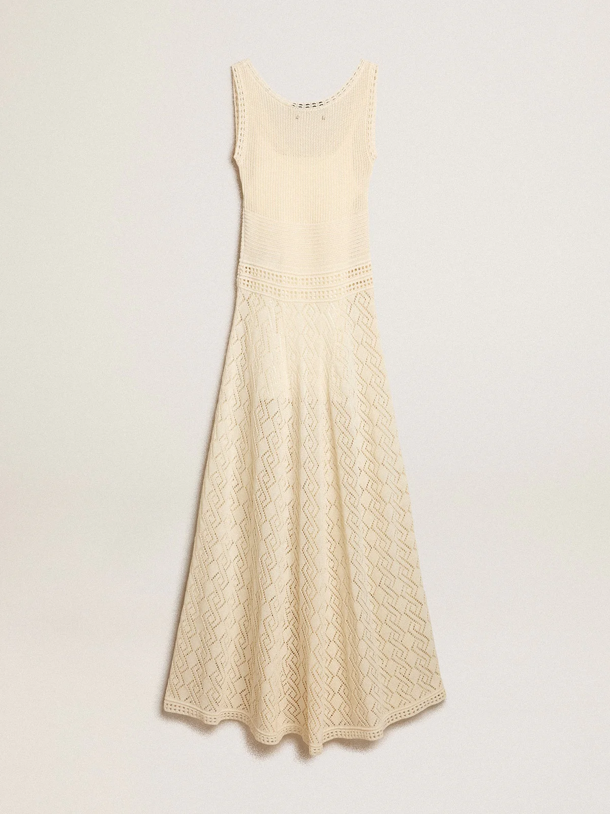 Women | Ecru-Colored Tank Dress | Ecru - Image 6