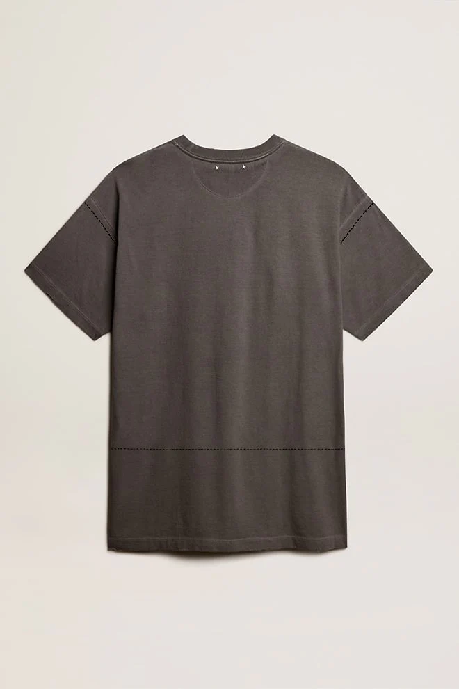 Women | Exclusive Haus Of Dreamers T-Shirt Dress Anthracite | Anthracite x Black - Image 5