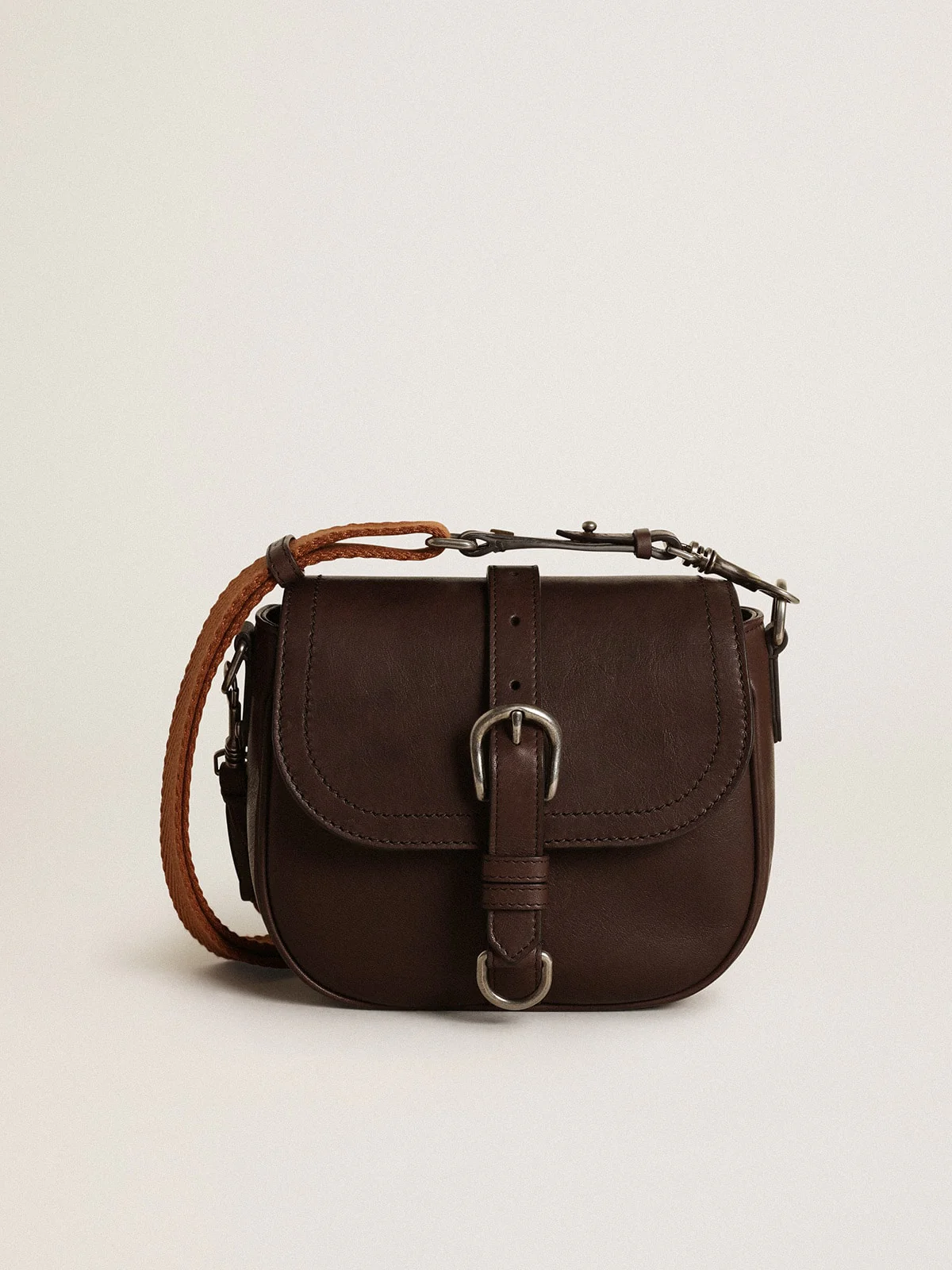 Women | Francis Bag Small Dark Brown Leather | Dark Brown - Image 6