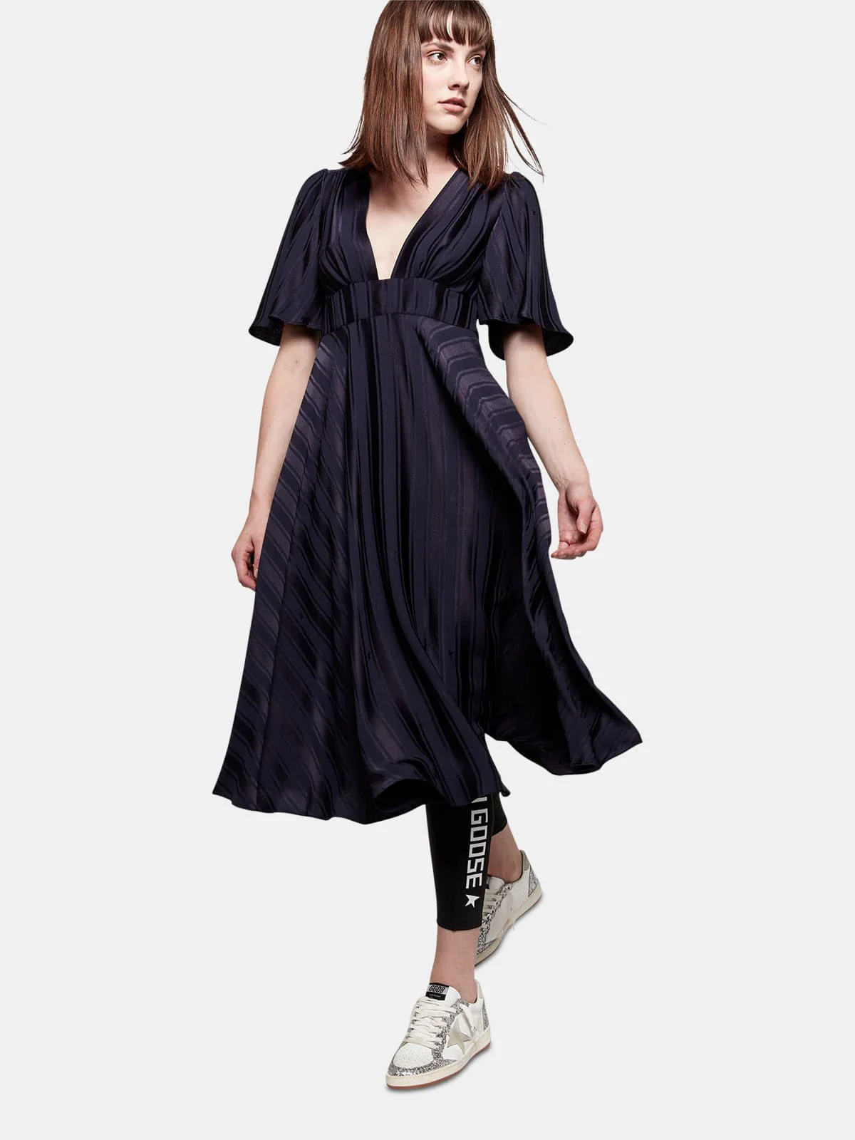 Women | Hana Dress with Belt At The Waist & Ruffles On The Back - Image 5