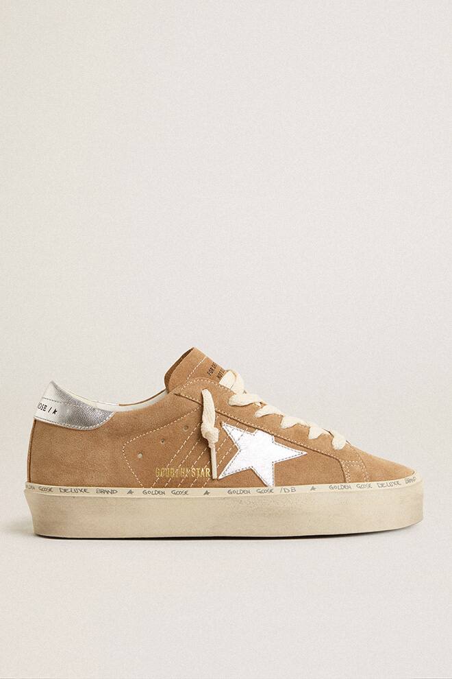 Women | Hi Star Brown Suede with Laminated Heel Tab | Tabacco x Silver - Image 3