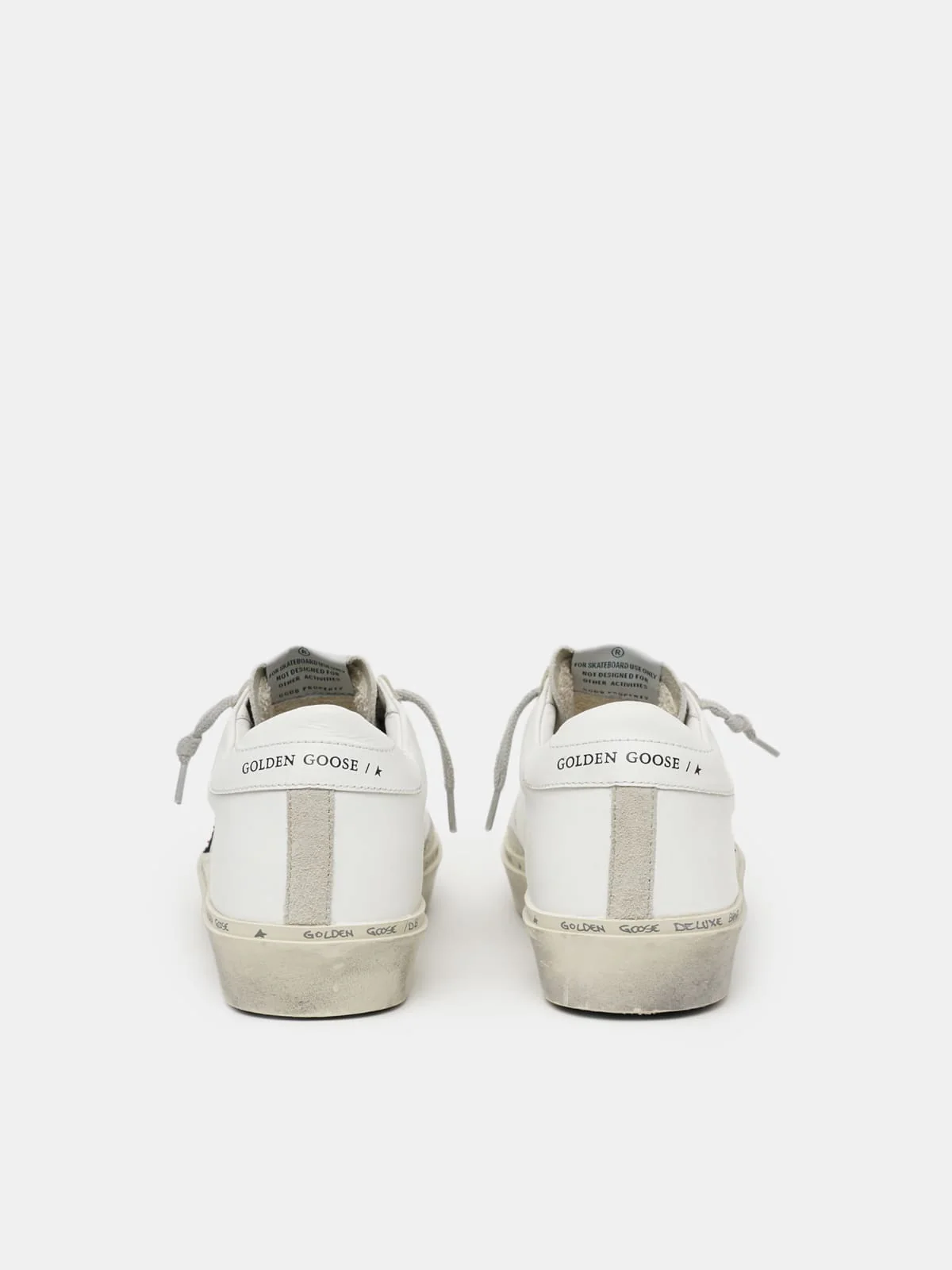 Women | Hi Star Leather Upper Glitter Star Suede Tongue | White x Ice x Red - Image 5