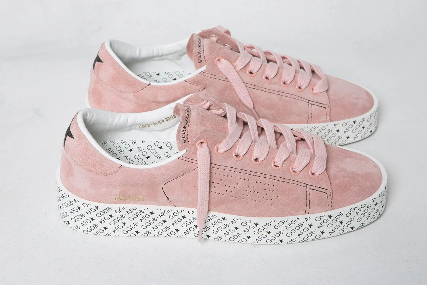 Women | High End Sneakers with Pink Suede - Image 2