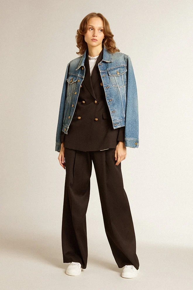 Women | Jeans Jacket | Blue - Image 5