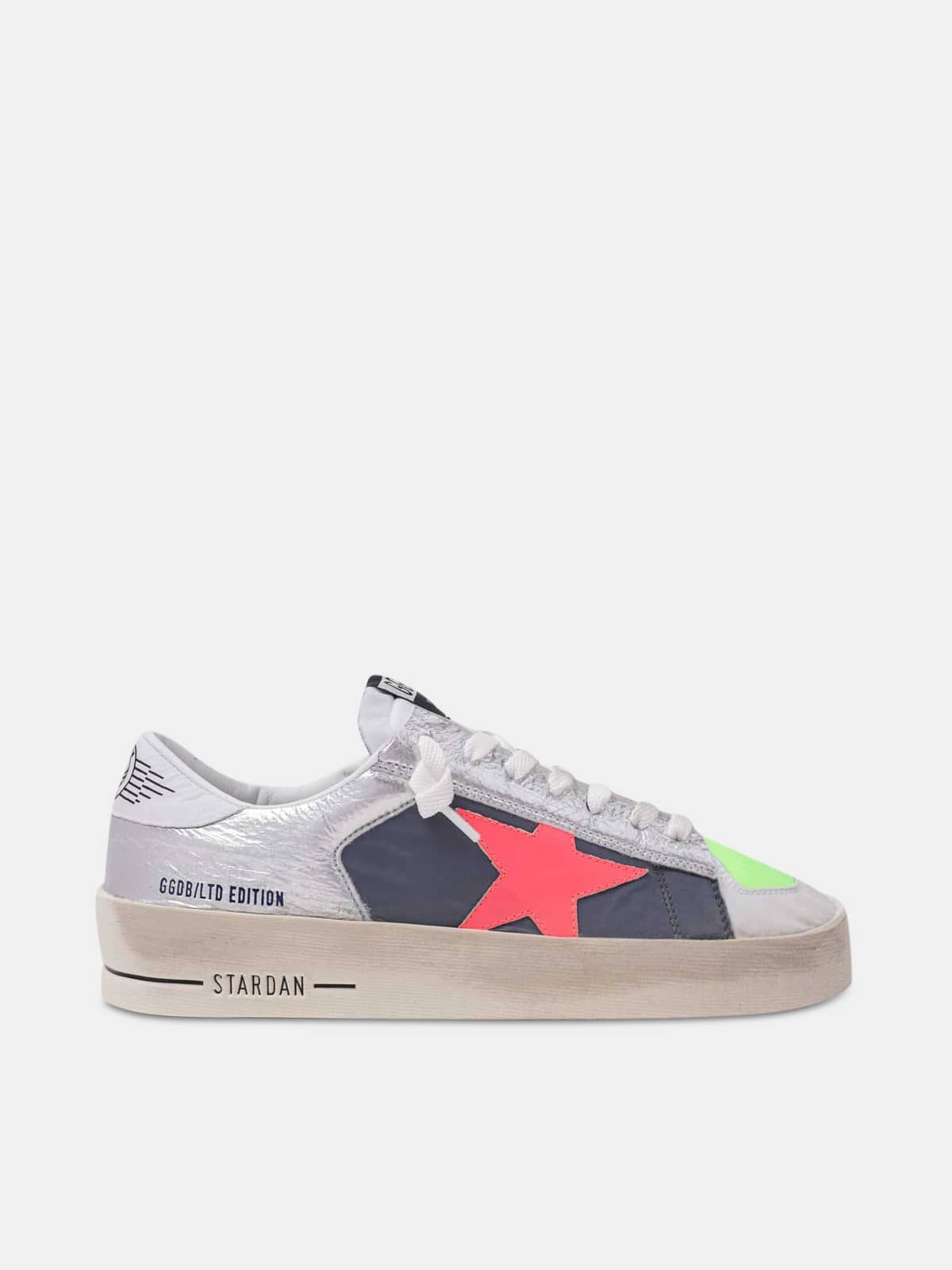 Women | Lab Patchwork Stardan Sneakers with Fuchsia Star - Image 4