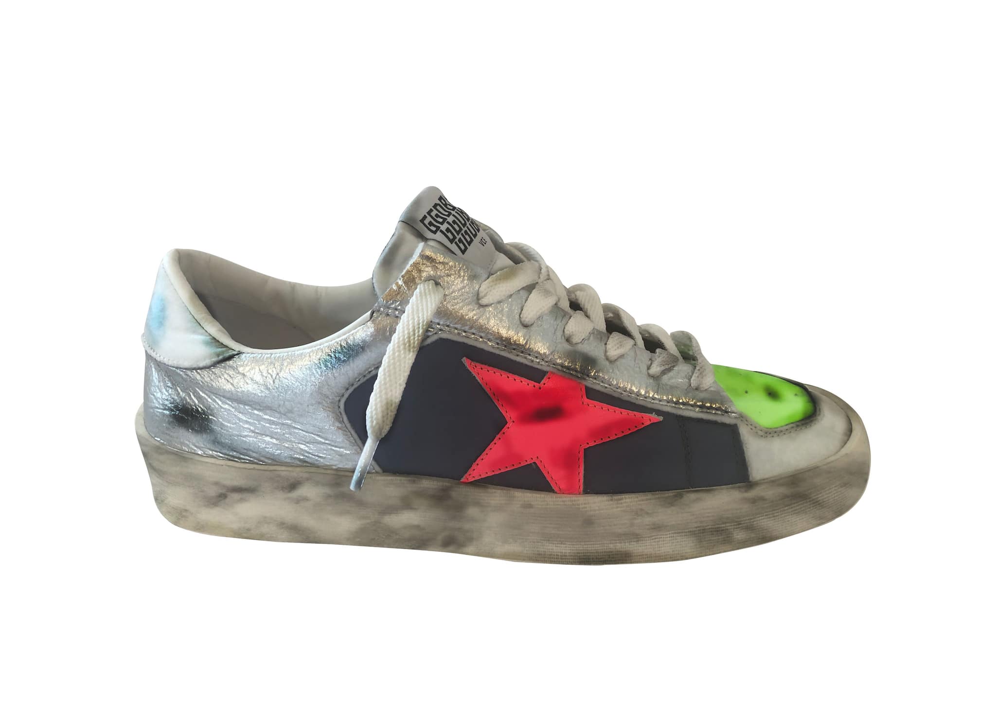 Women | Lab Patchwork Stardan Sneakers with Fuchsia Star - Image 5